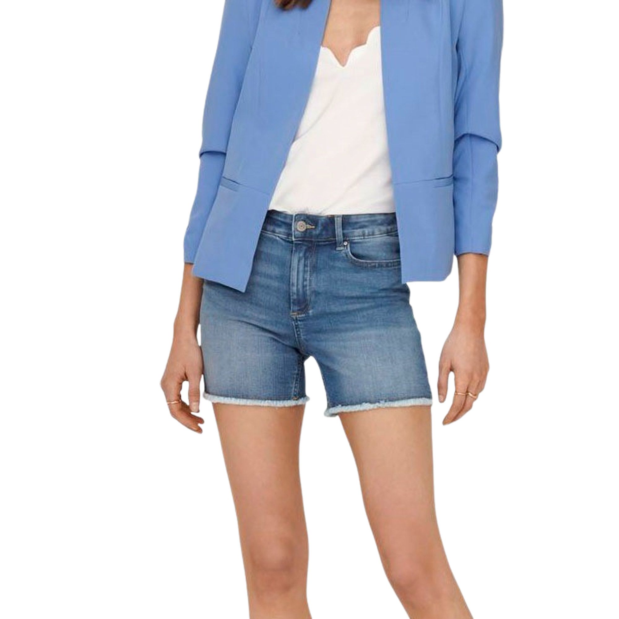 Only Blush Denim Short Dames