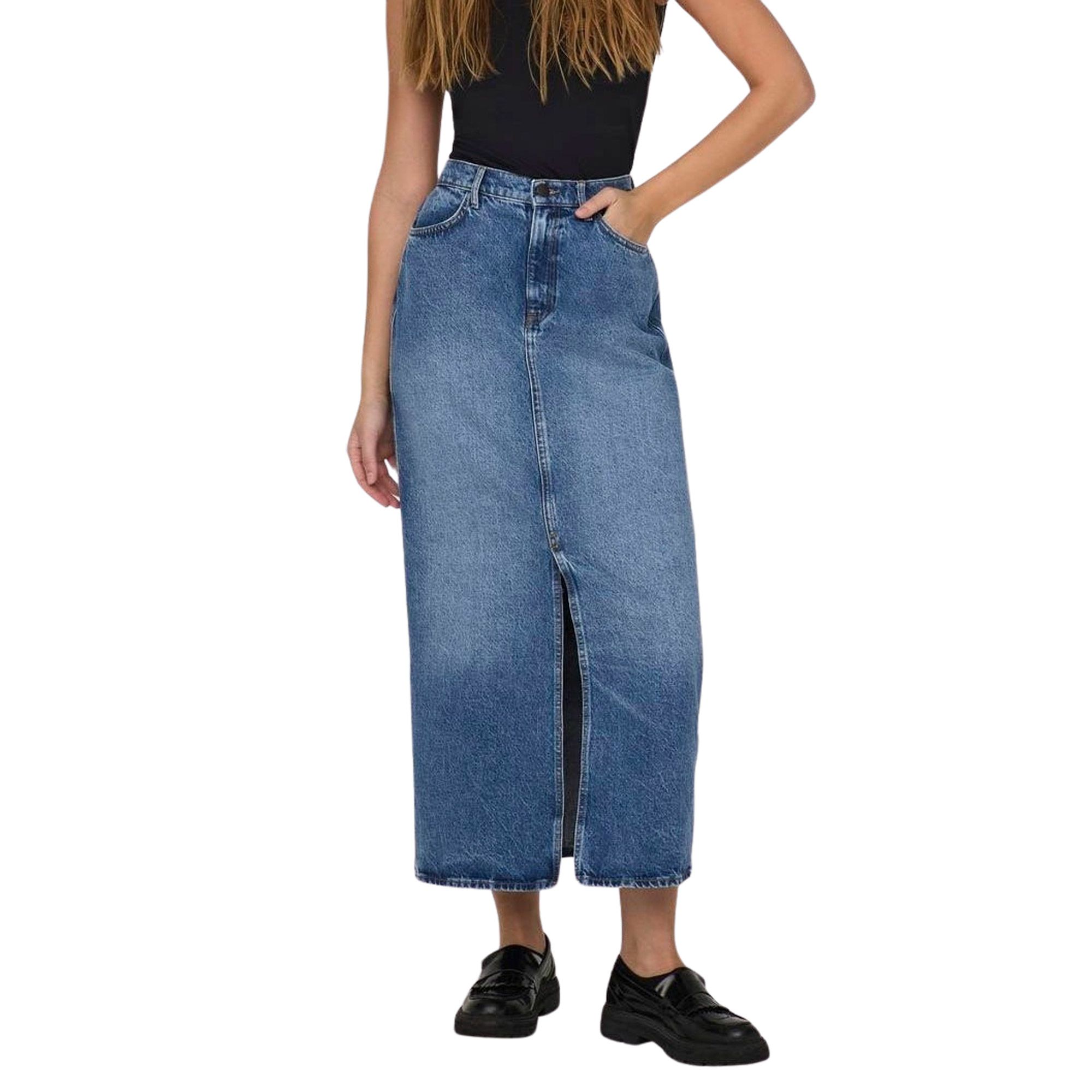 Only Cilla Denim Rok Dames