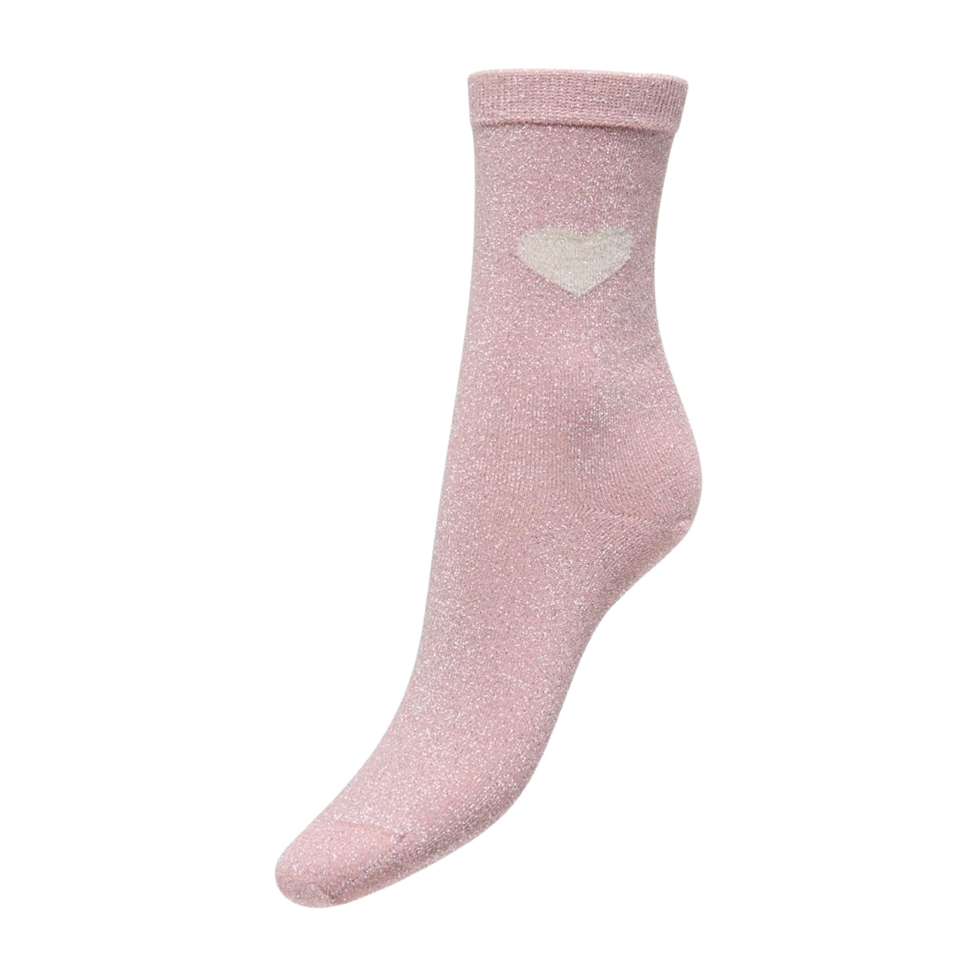 Only Norma Glitter Heart Sokken Dames