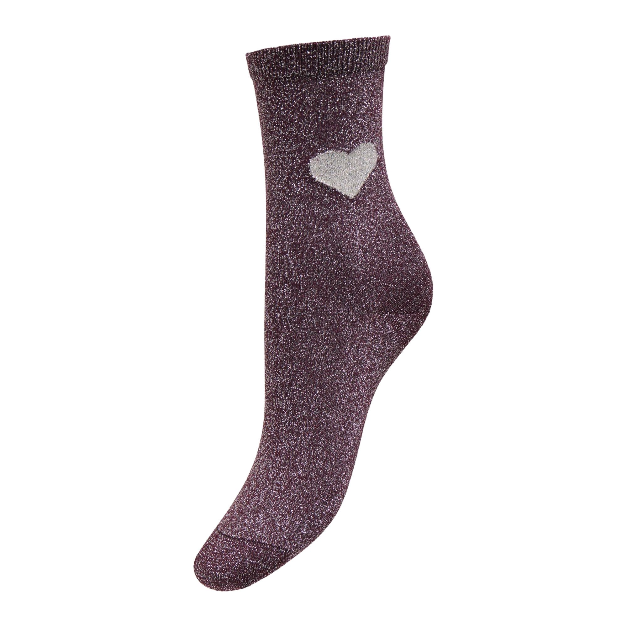 Only Norma Glitter Heart Sokken Dames
