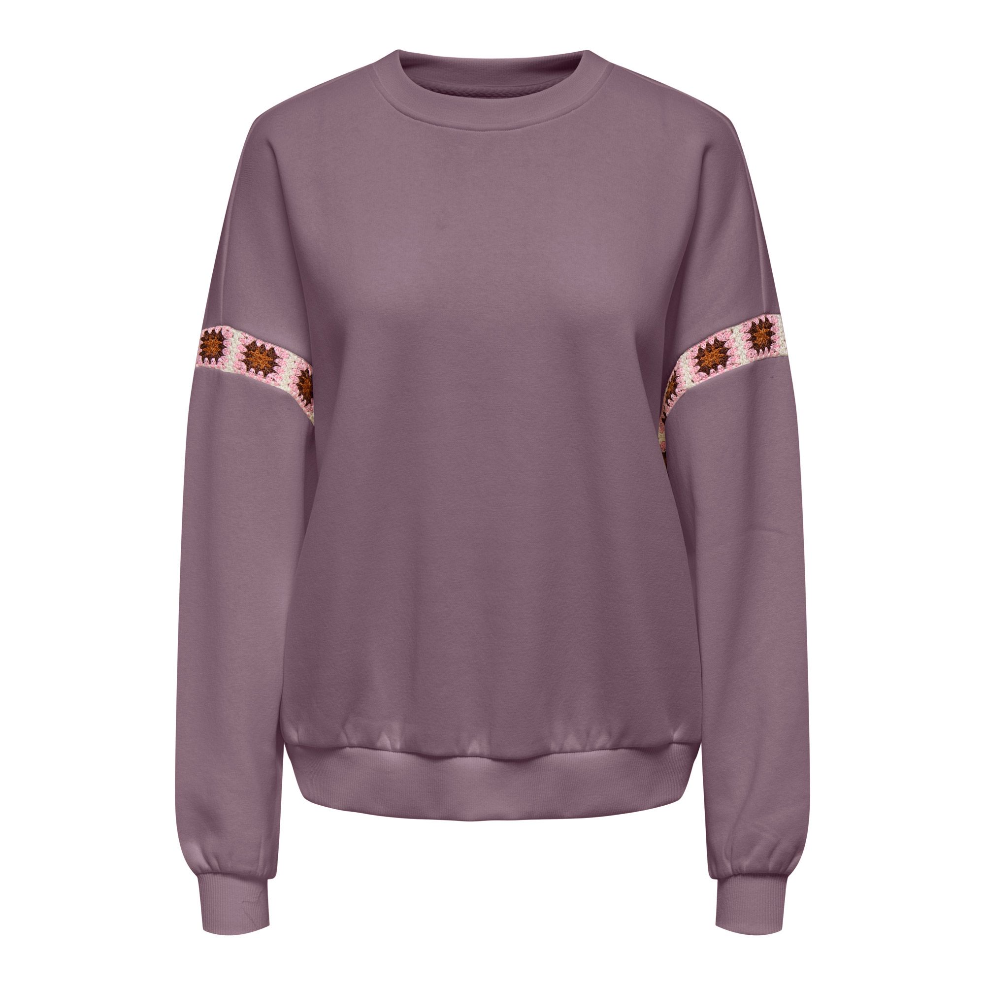 Only Luni Crew Neck Embroidery Sweater Dames