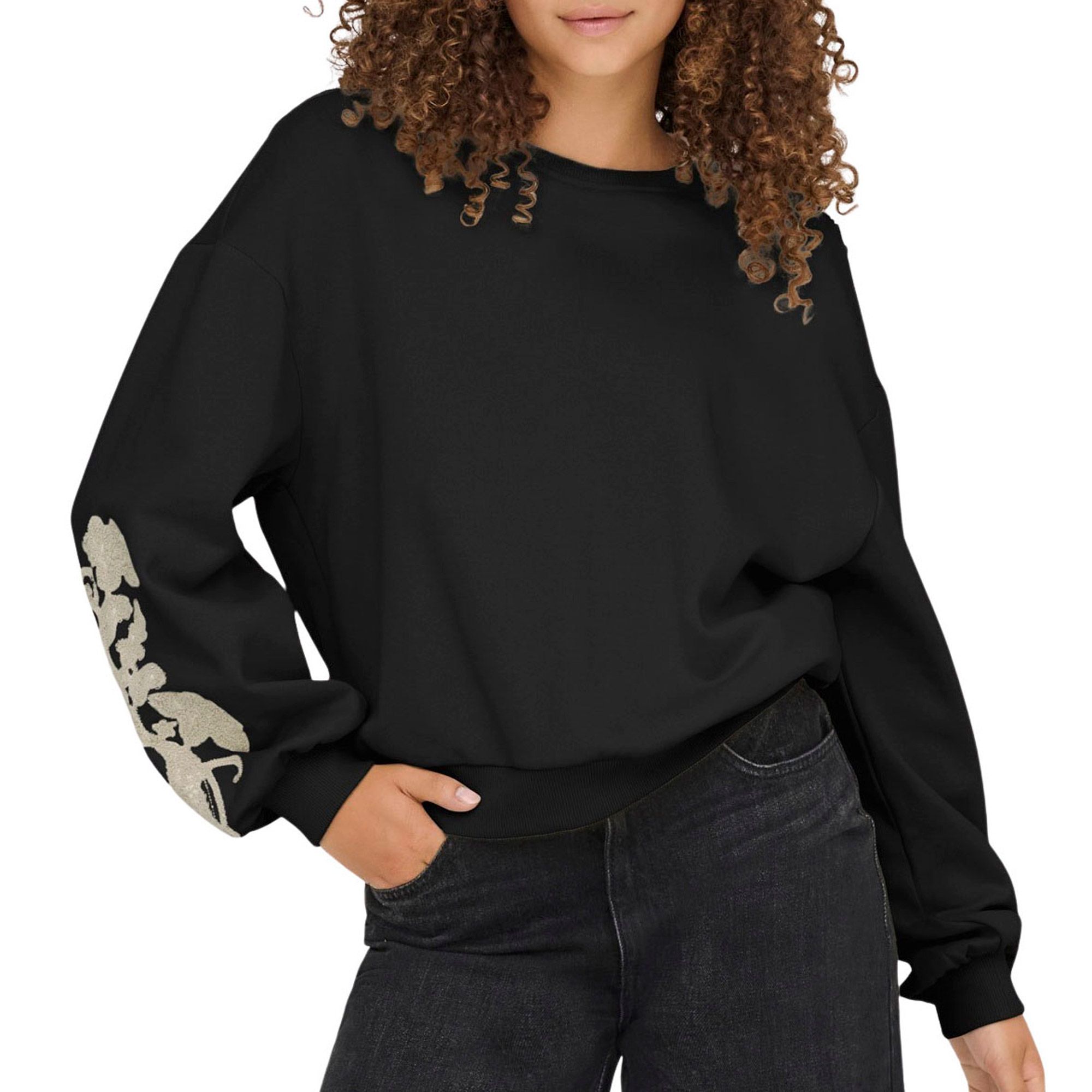 Only Brooklyn Embroidery Box Sweater Dames
