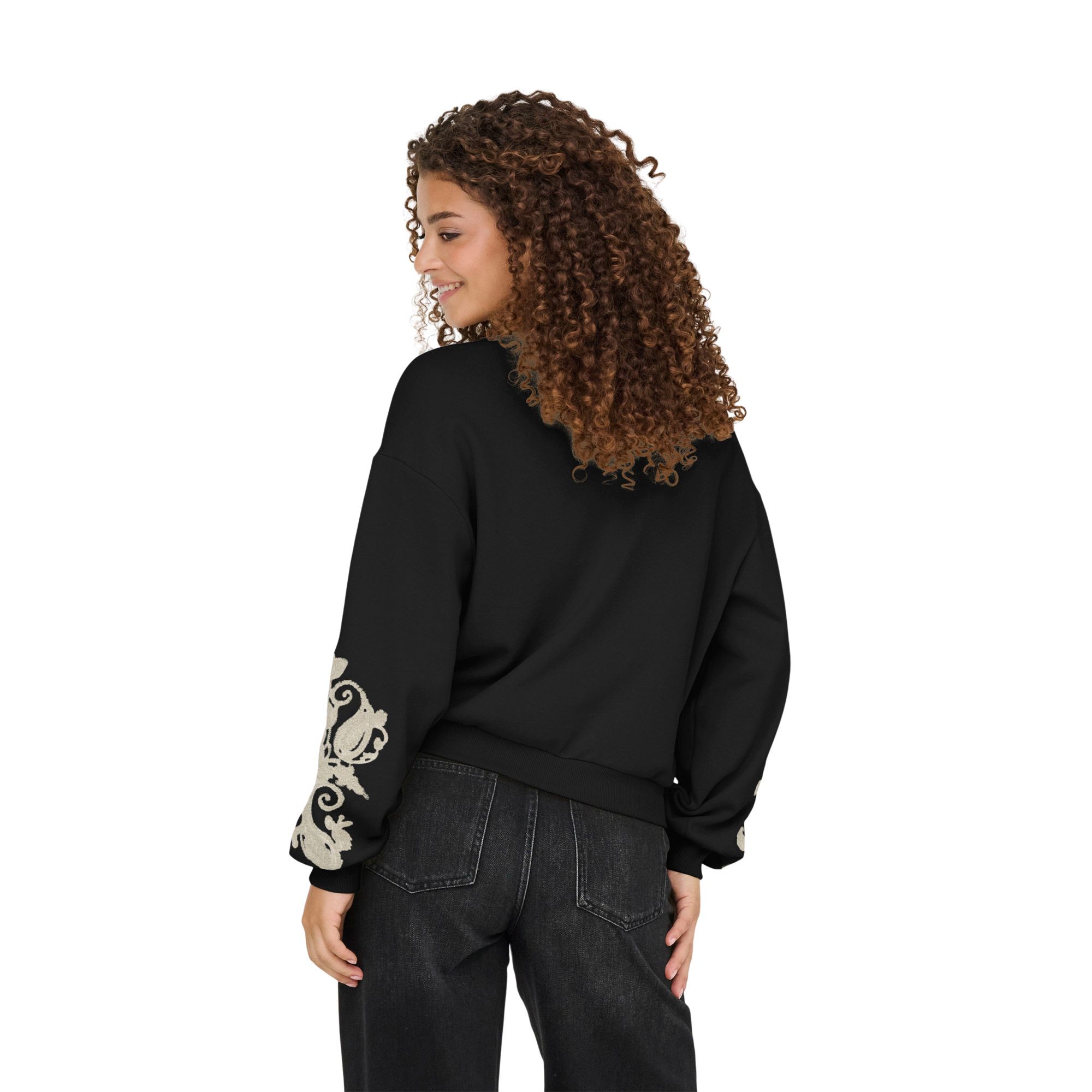 Only Brooklyn Embroidery Box Sweater Dames