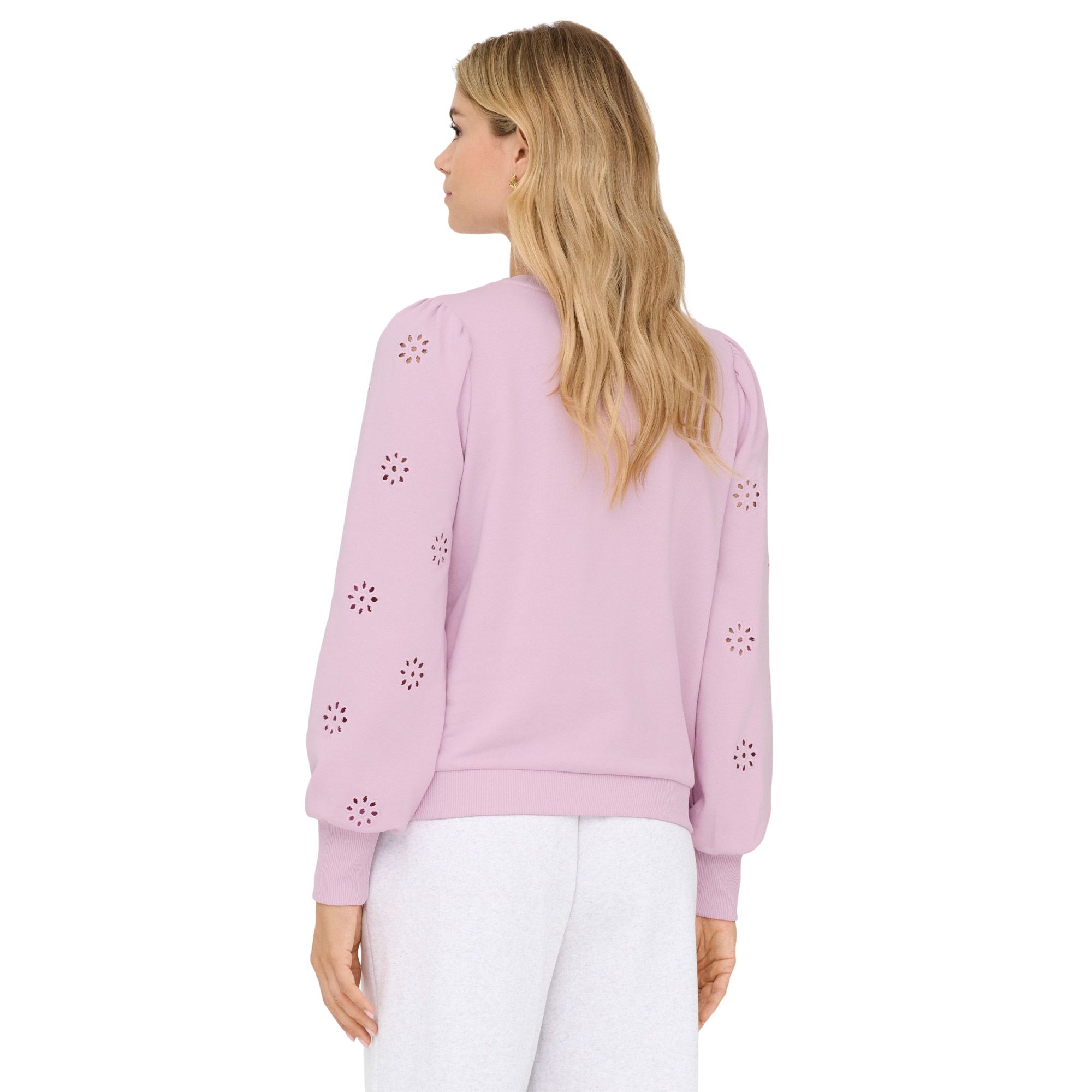 Only Femme LS Puff Embroidery Sweater Dames