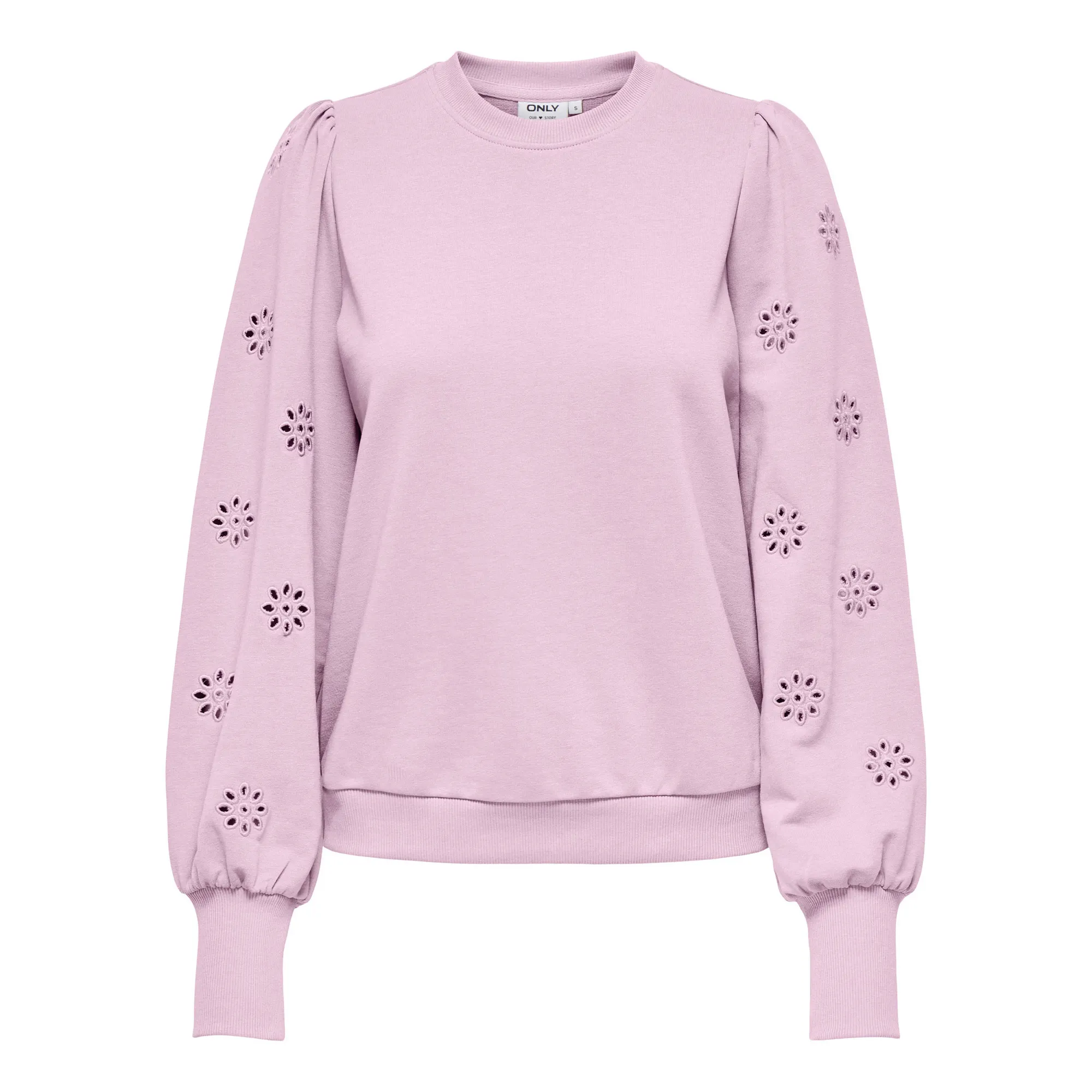 Only Femme LS Puff Embroidery Sweater Dames