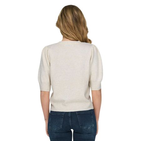 ONLY Carmakoma Carrica Life Knt Noos Pullover 2/4 - Dames Trui Met Halve Mouwen, Berk, Maat M