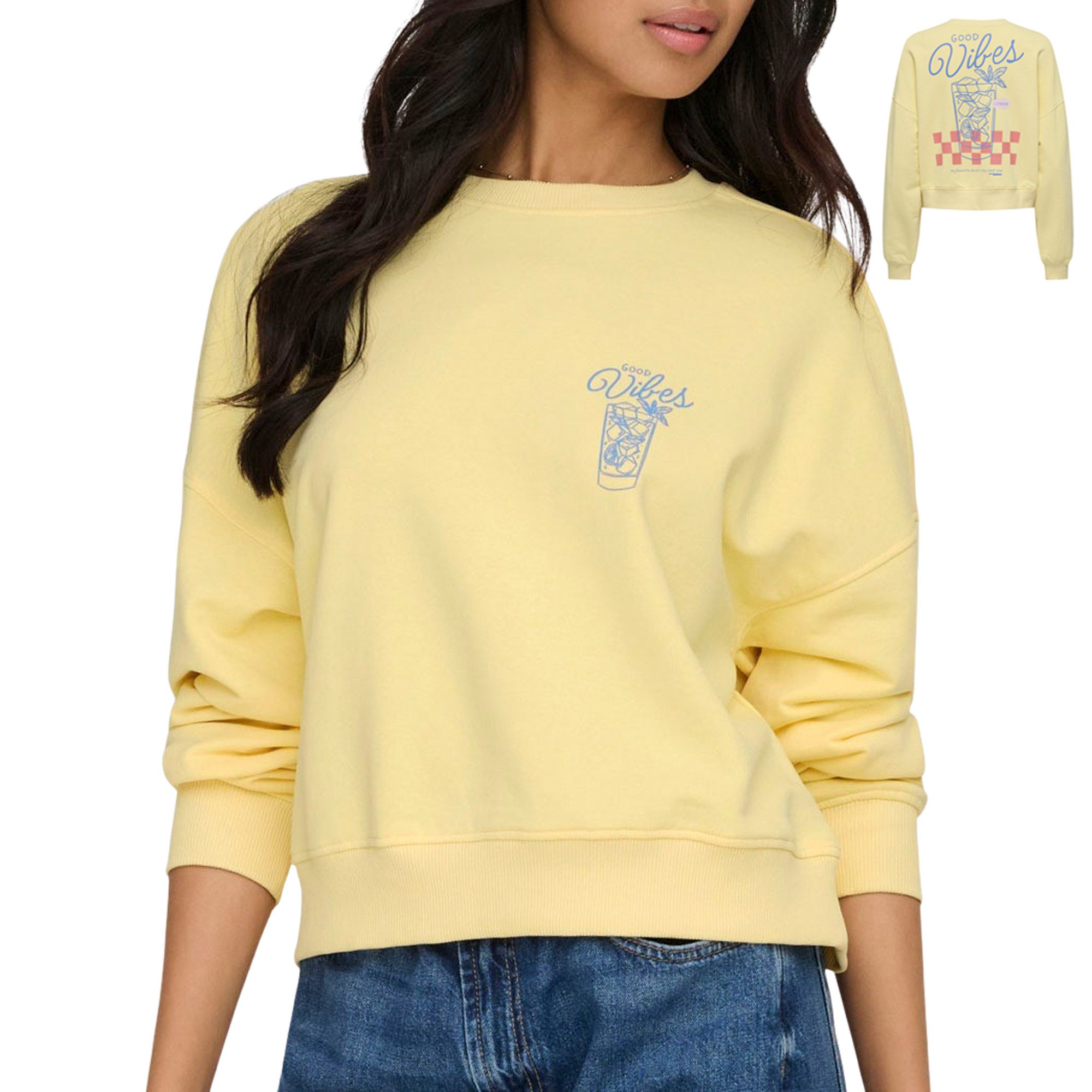 Only Vivvian Crew Neck Sweater Dames