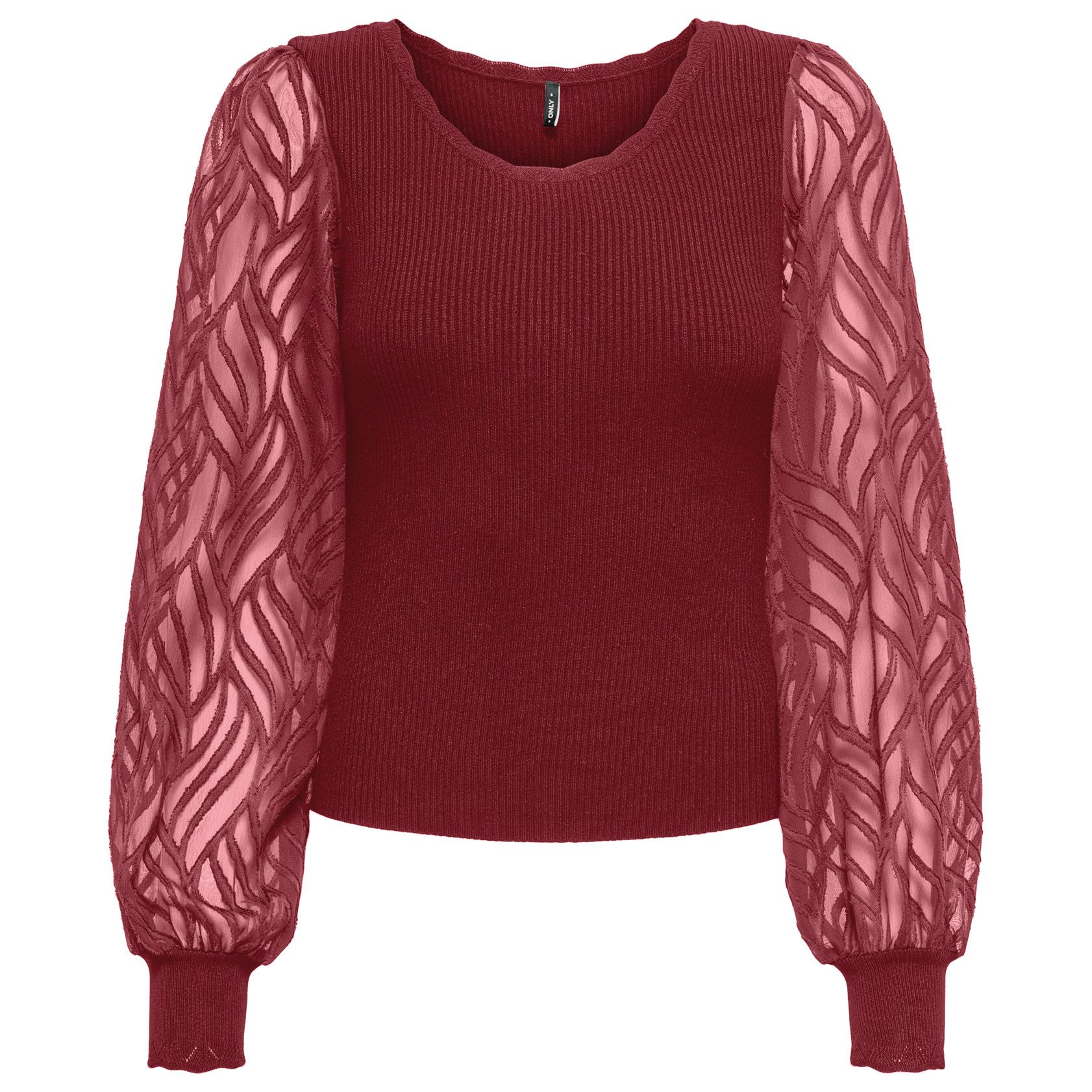 Only Julie Rib Mix Knit Trui Dames