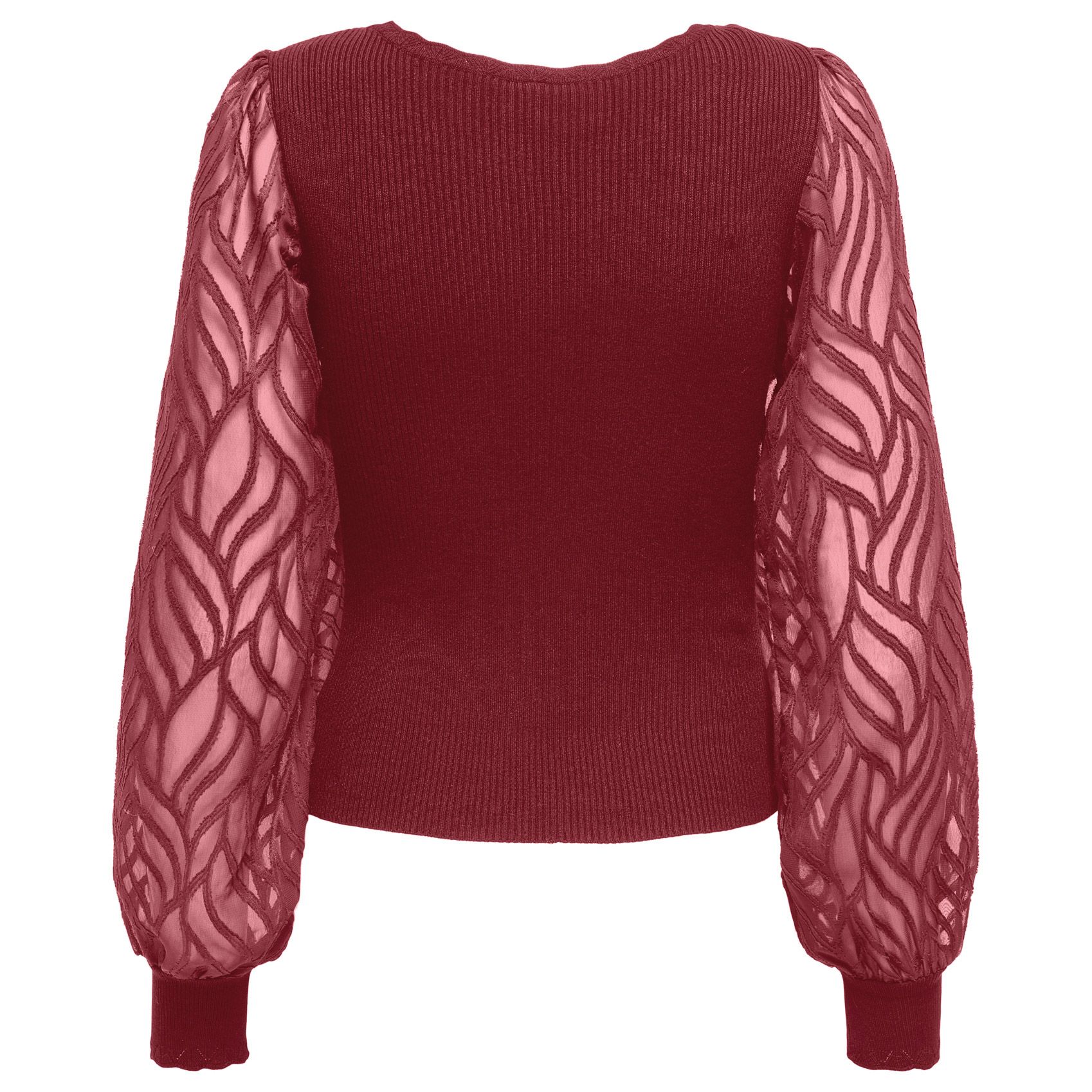 Only Julie Rib Mix Knit Trui Dames