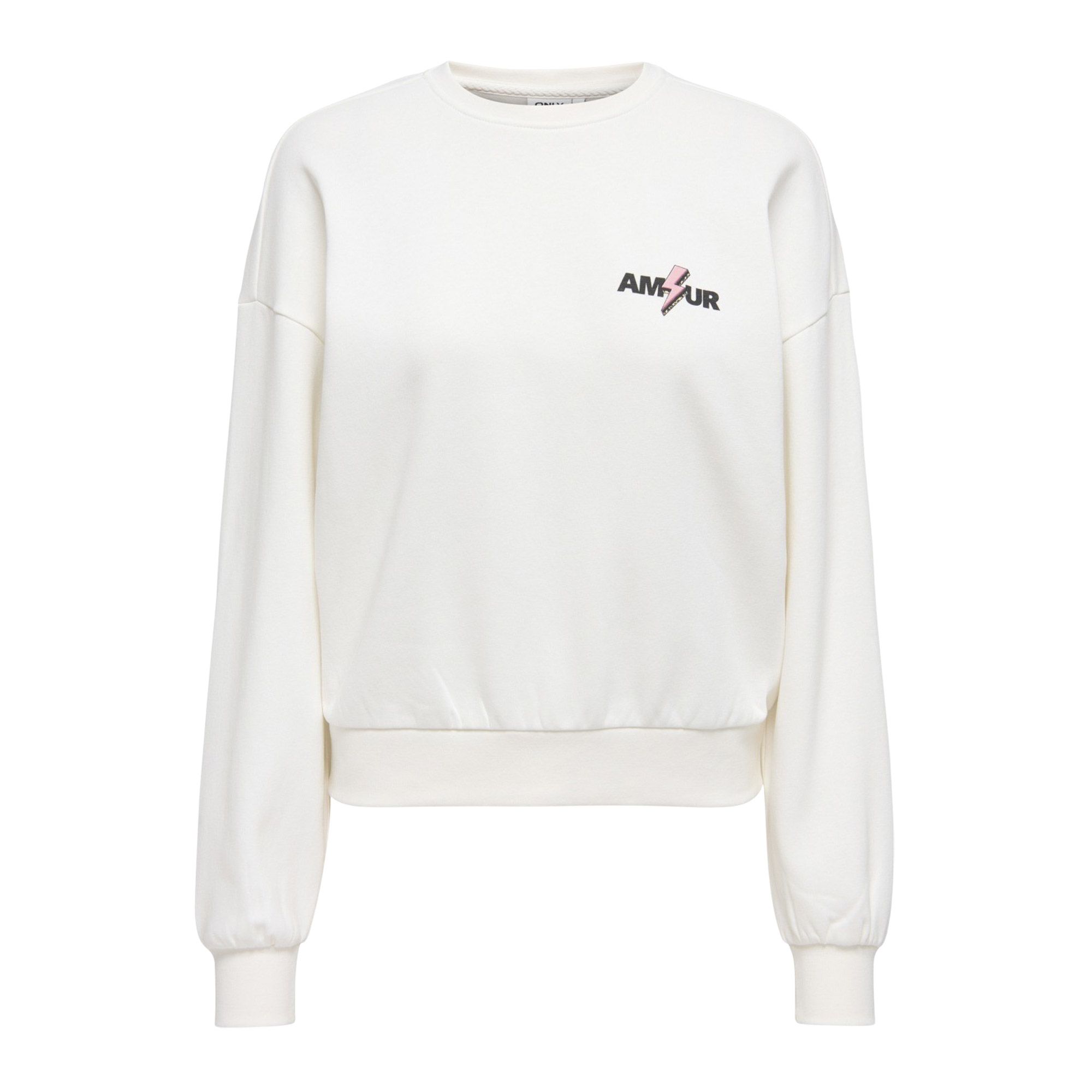 Only Lariya O-Neck Print Sweater Dames