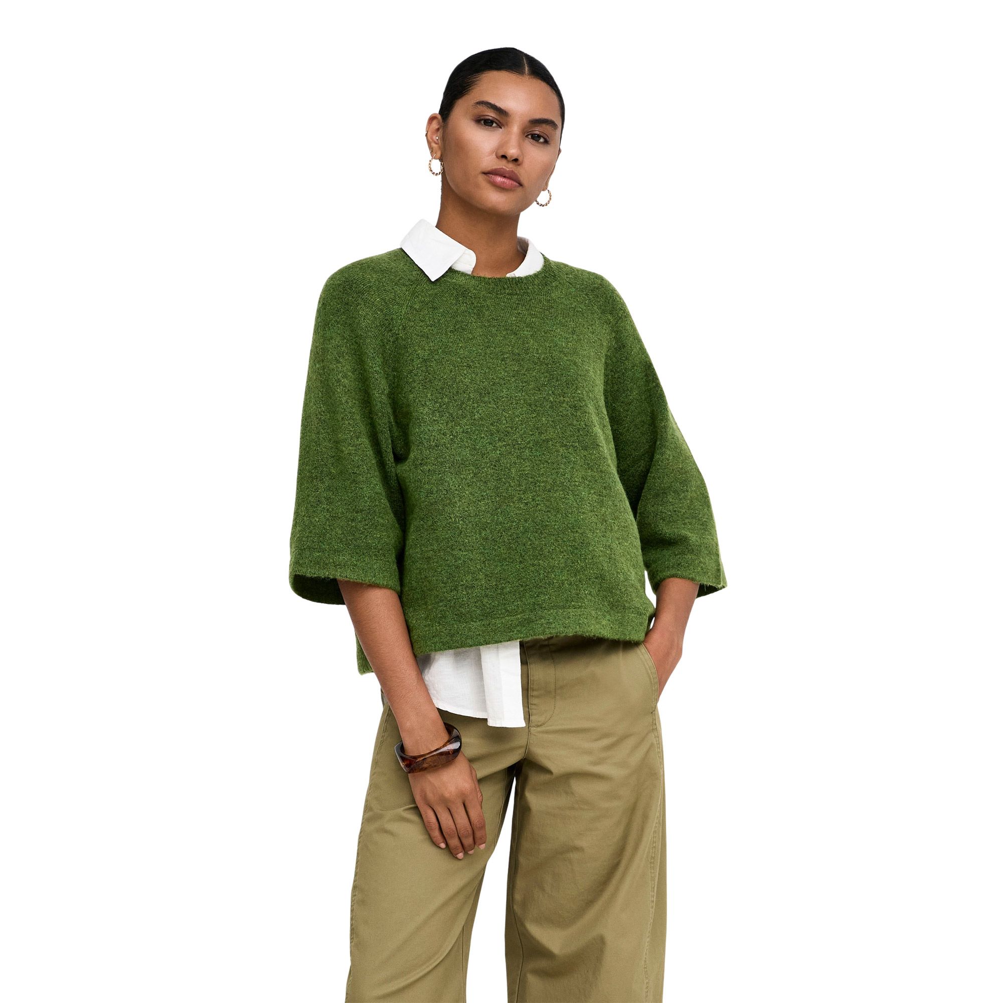 Only Simoni 3/4 Knit Pullover Women