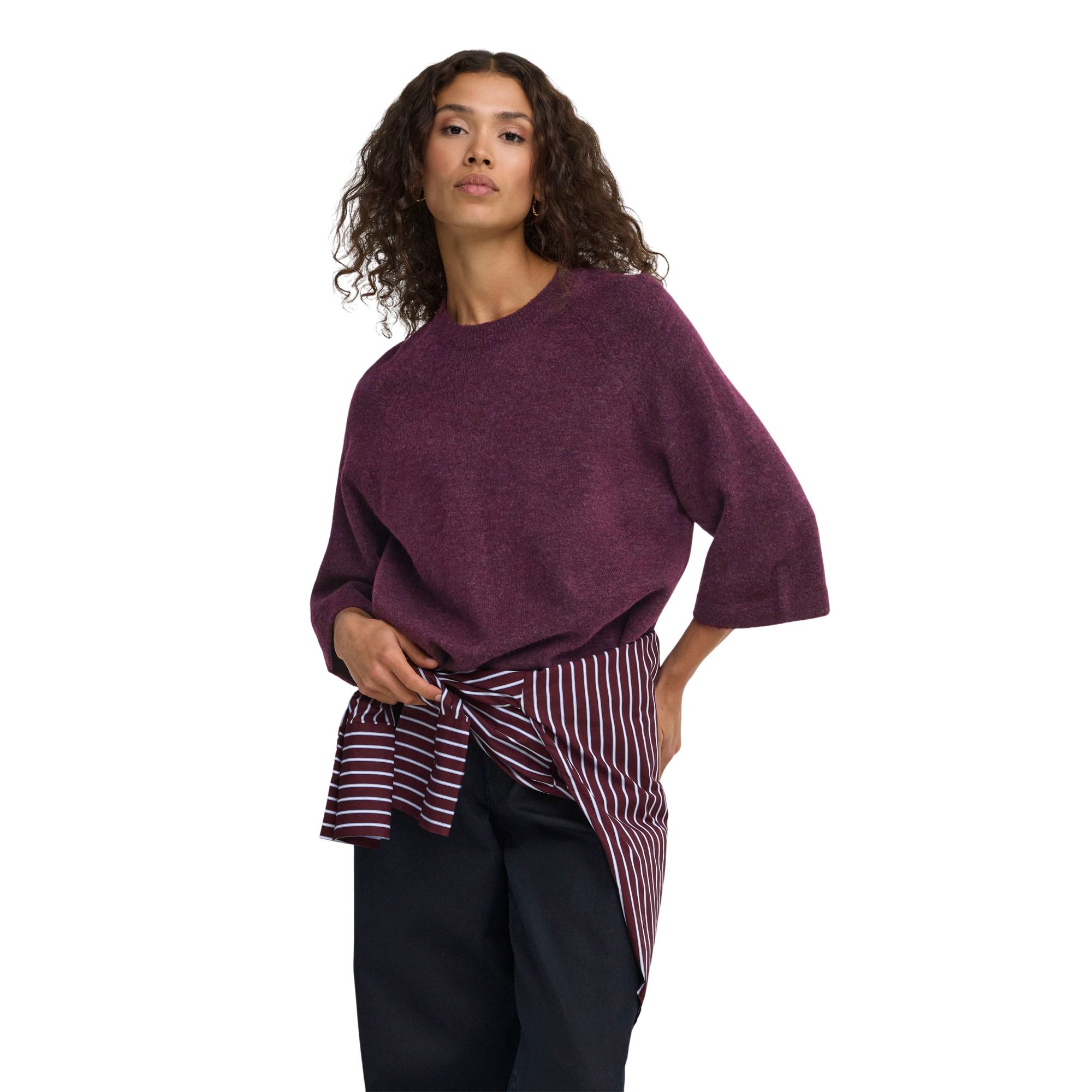 Only Simoni 3/4 Knit Pullover Dames