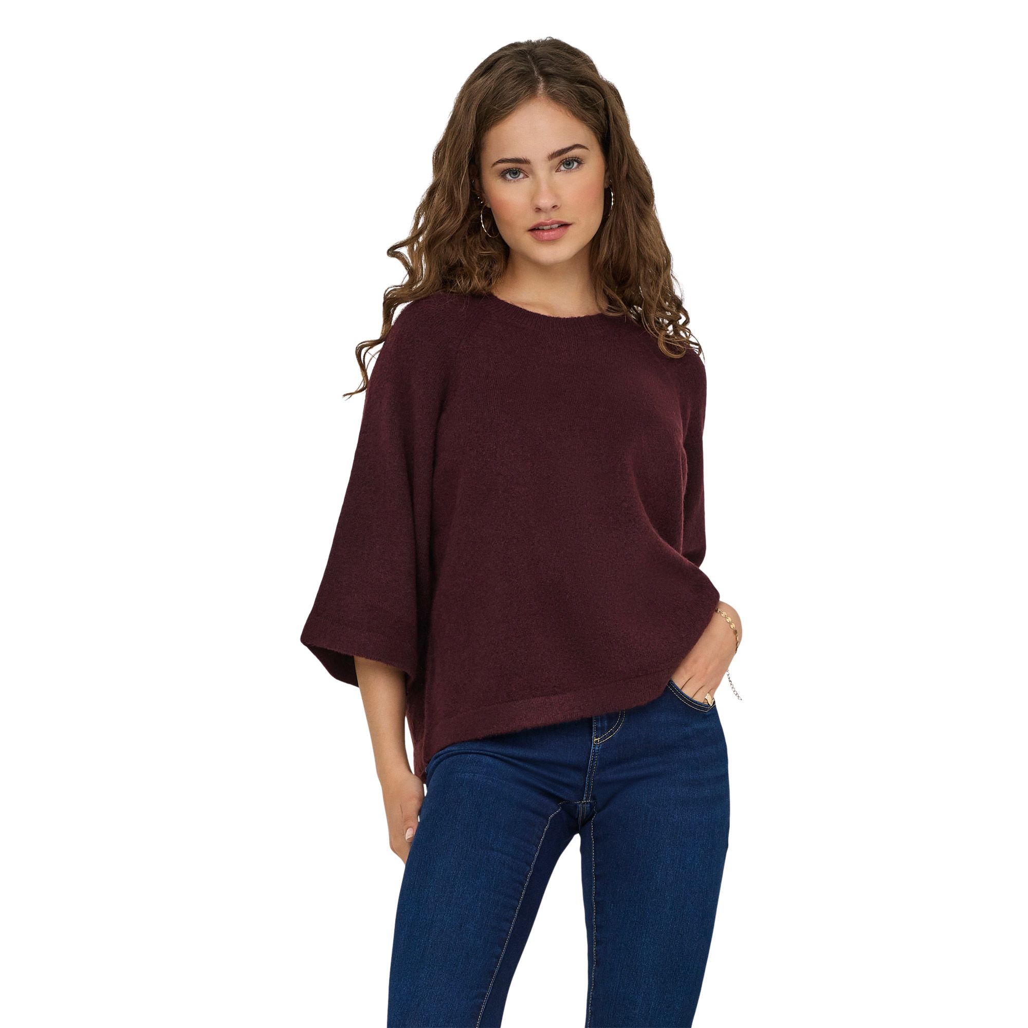 Only Simoni 3/4 Knit Pullover Dames