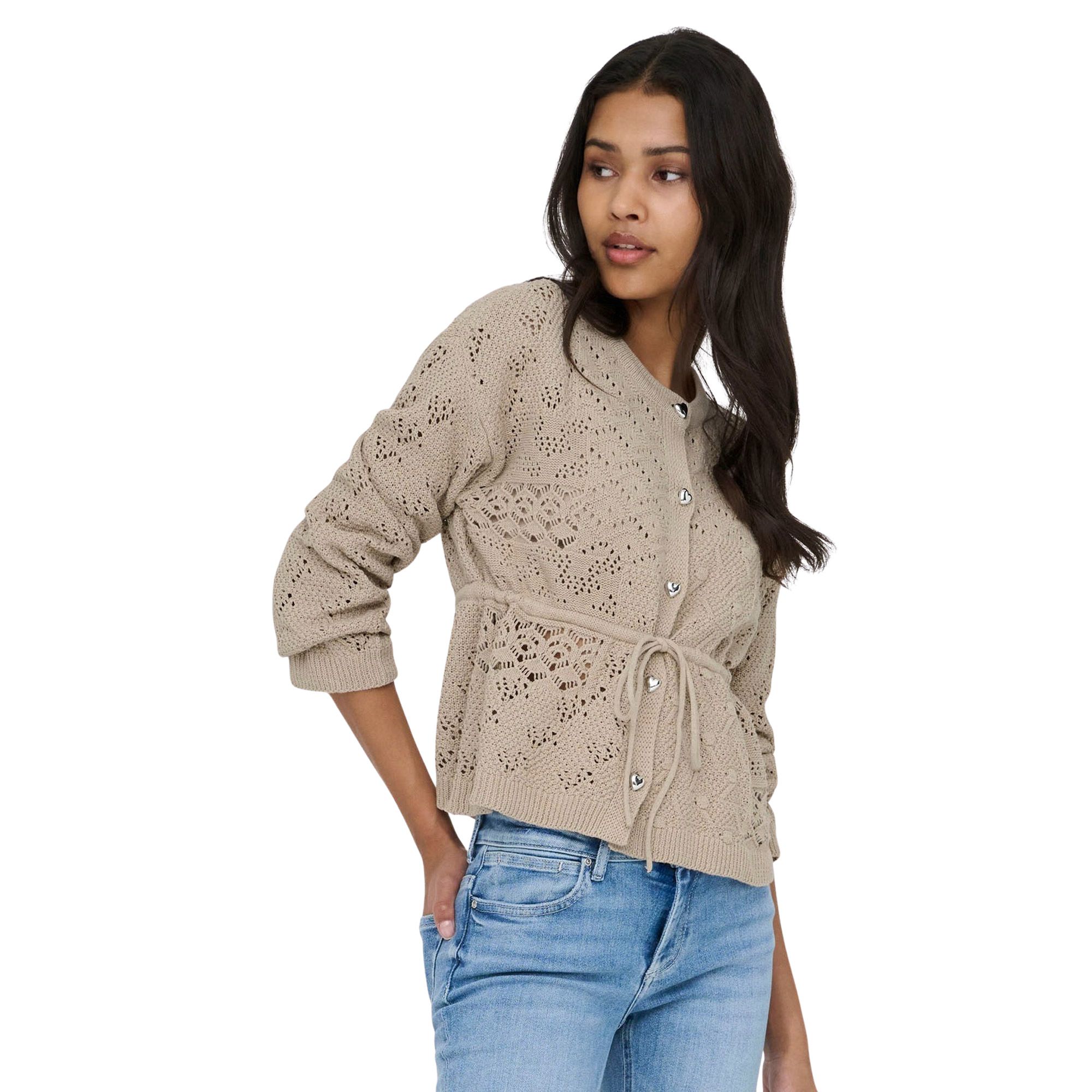Only Elke Life Knit Cardigan Vest Dames