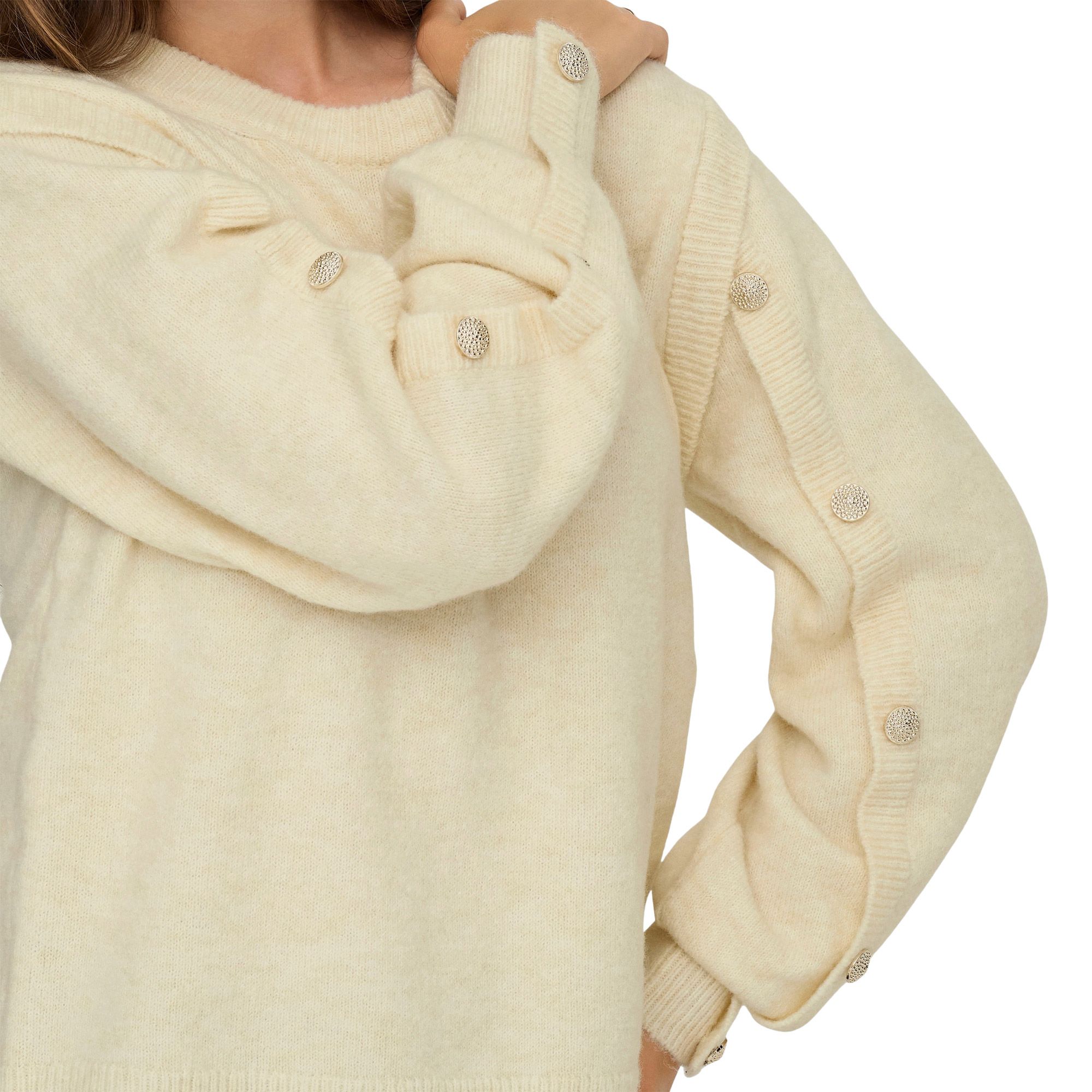 Only Rene Life Button Sweater Dames