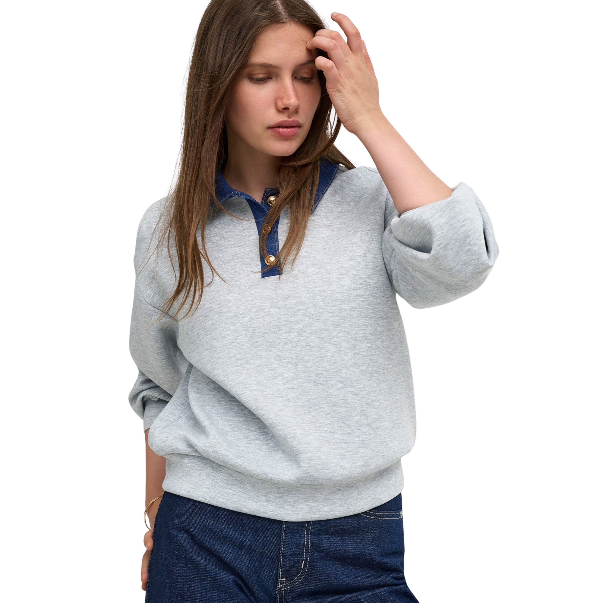 Only Scarlet Polo Mix Sweater Dames