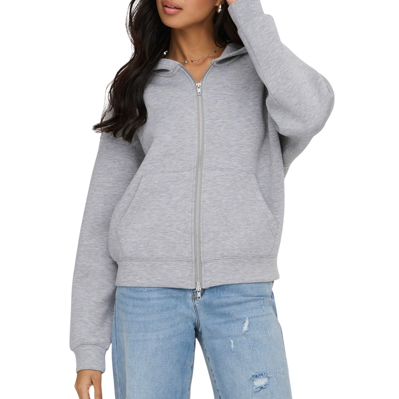 Only Naomi Zip Hood Vest Women