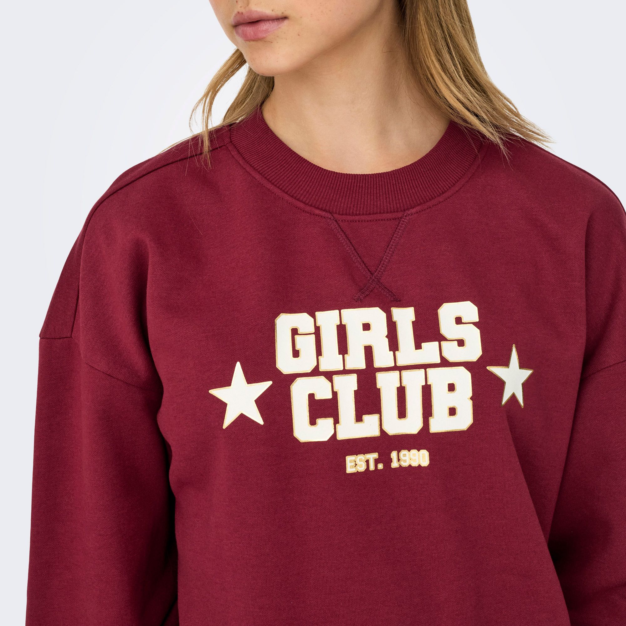 Only Jo Print Box Sweater Dames