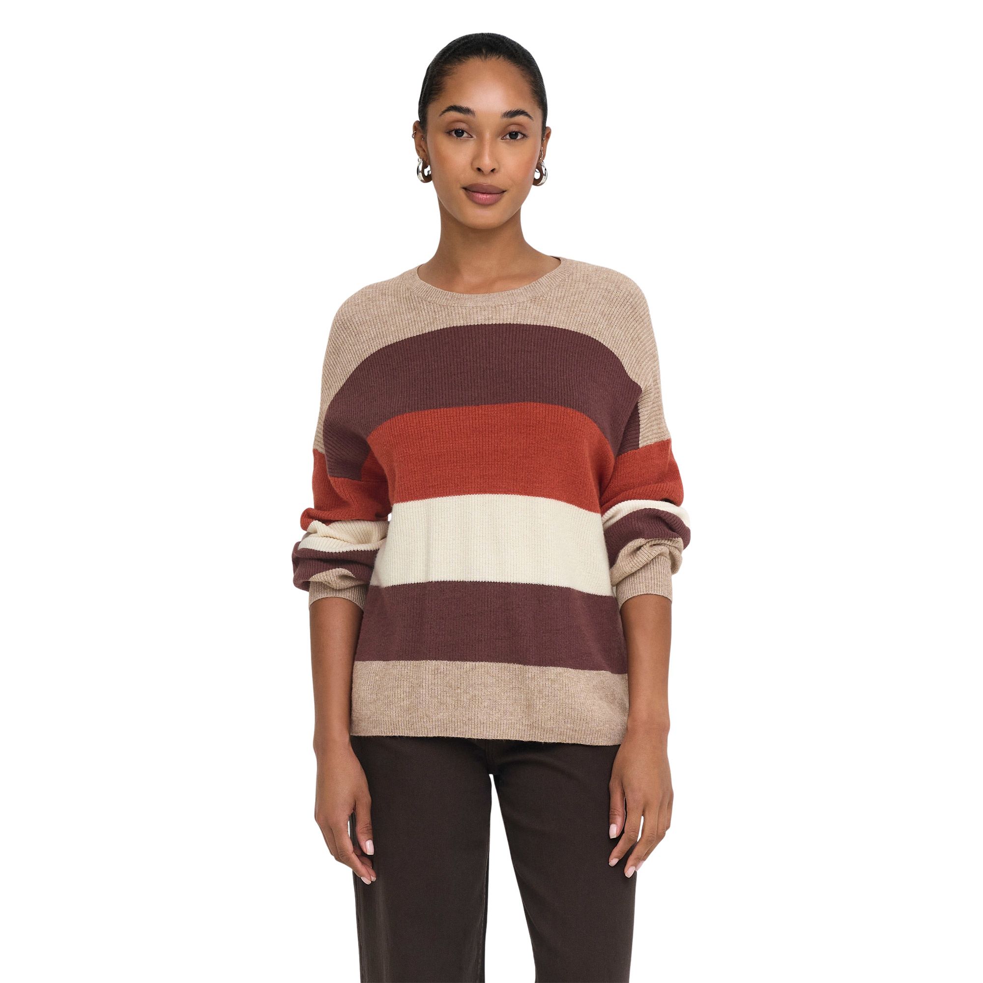Only Atia Life Stripe Trui Dames