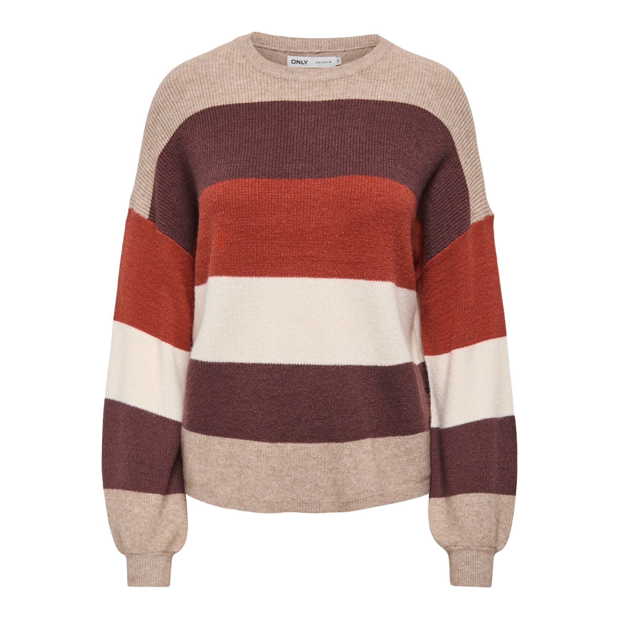 Only Atia Life Stripe Trui Dames