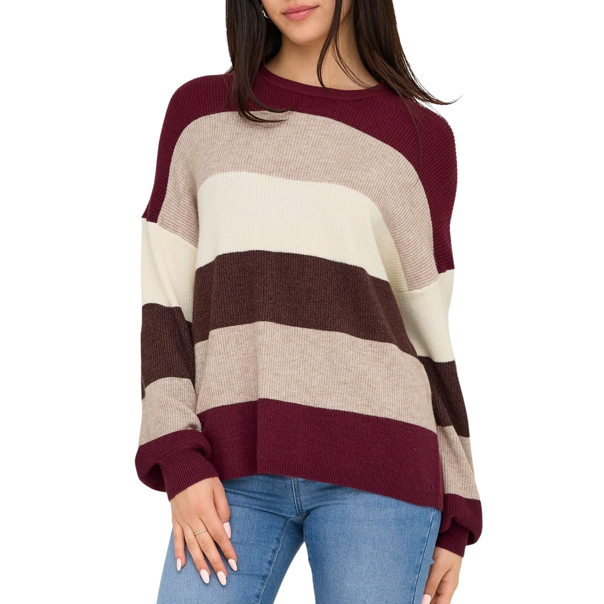 Only Atia Life Stripe Trui Dames