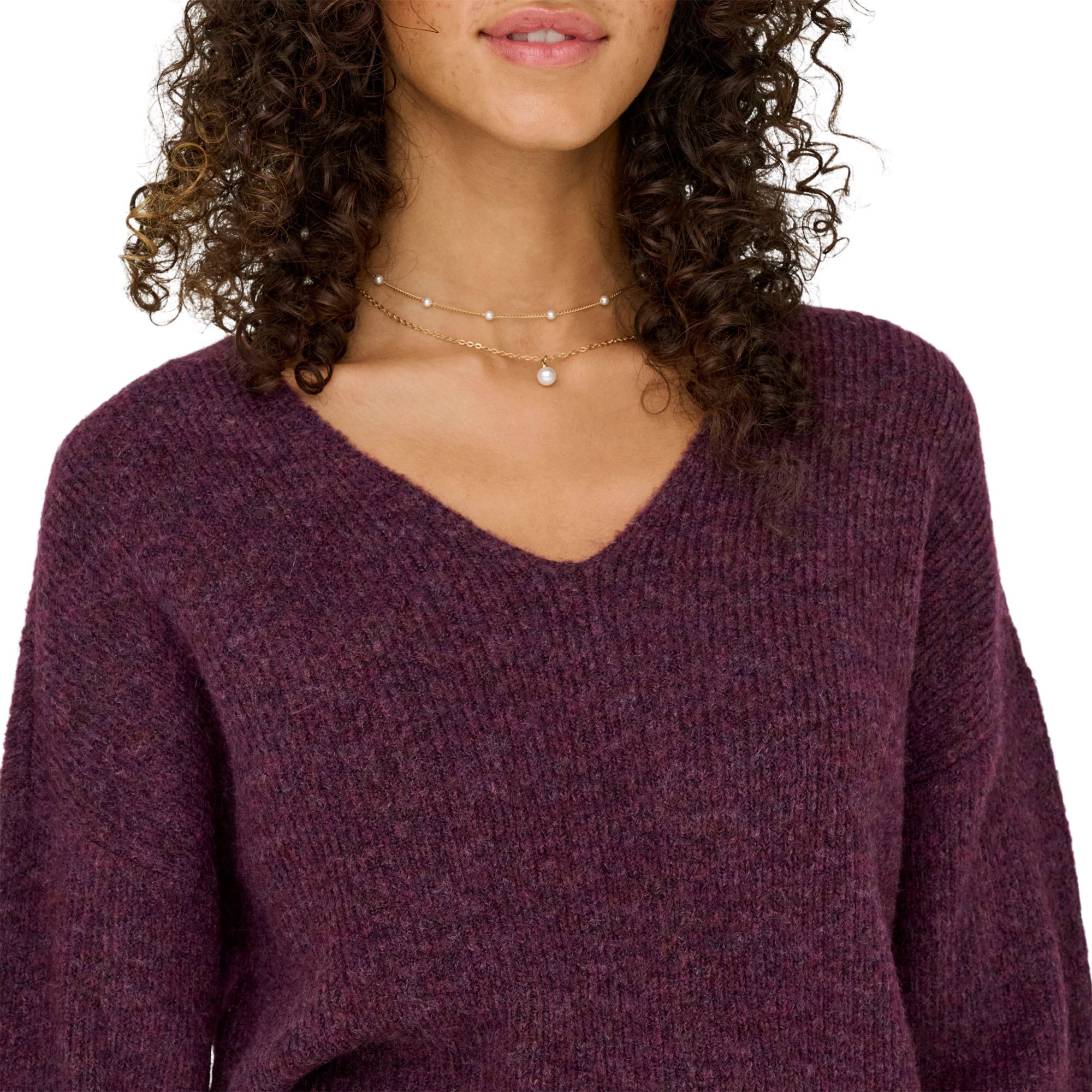 Only Camilla V-Neck Sweater Dames 