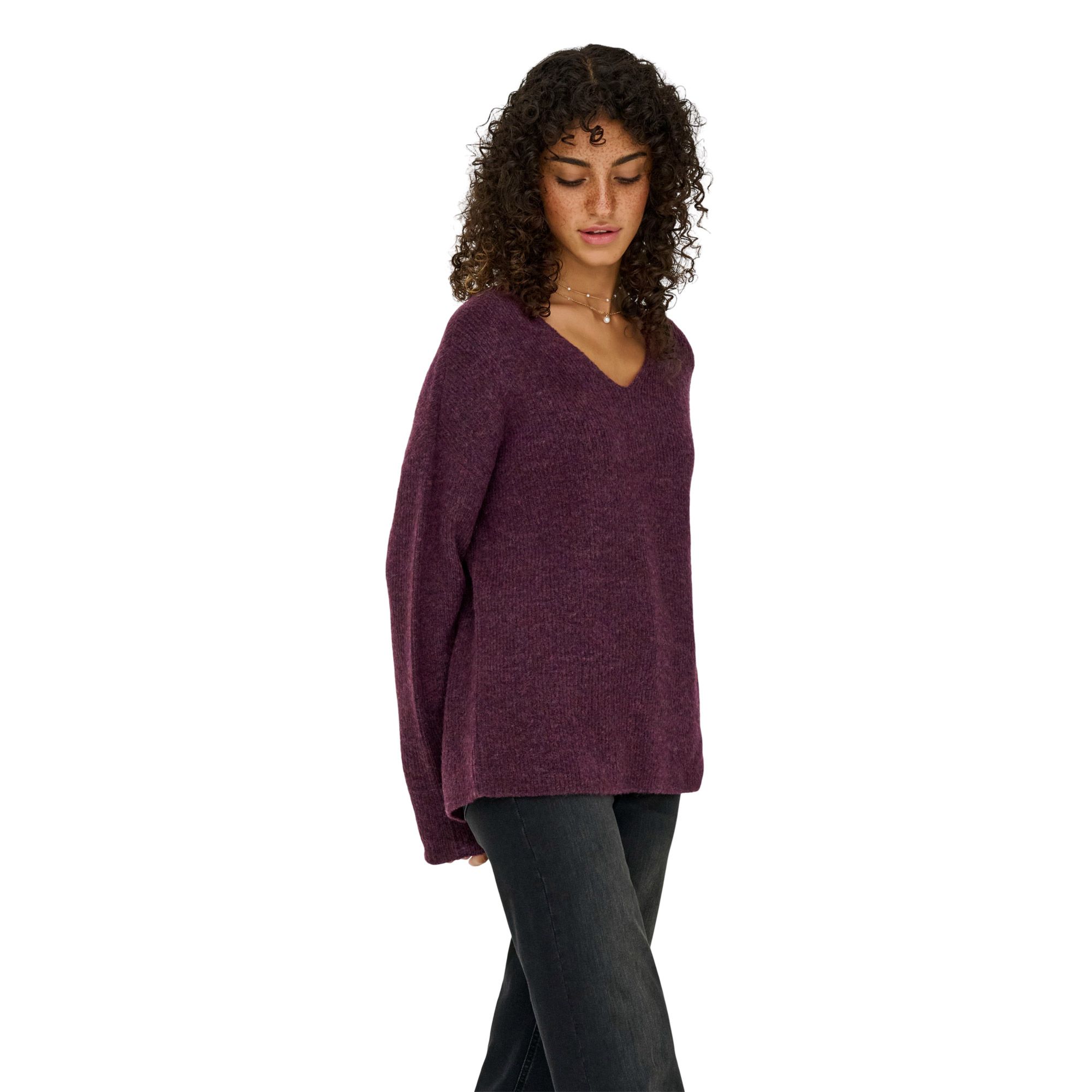 Only Camilla V-Neck Sweater Dames 