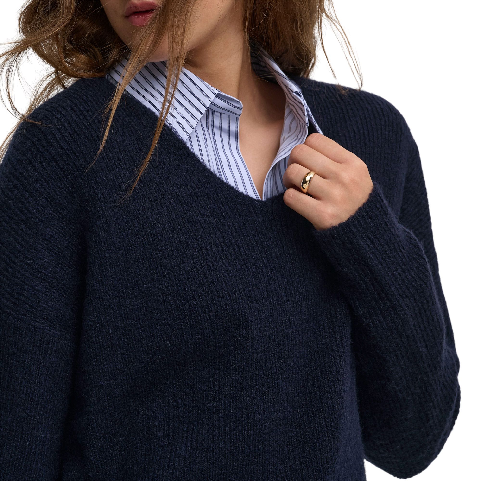 Only Camilla V-Neck Sweater Dames 
