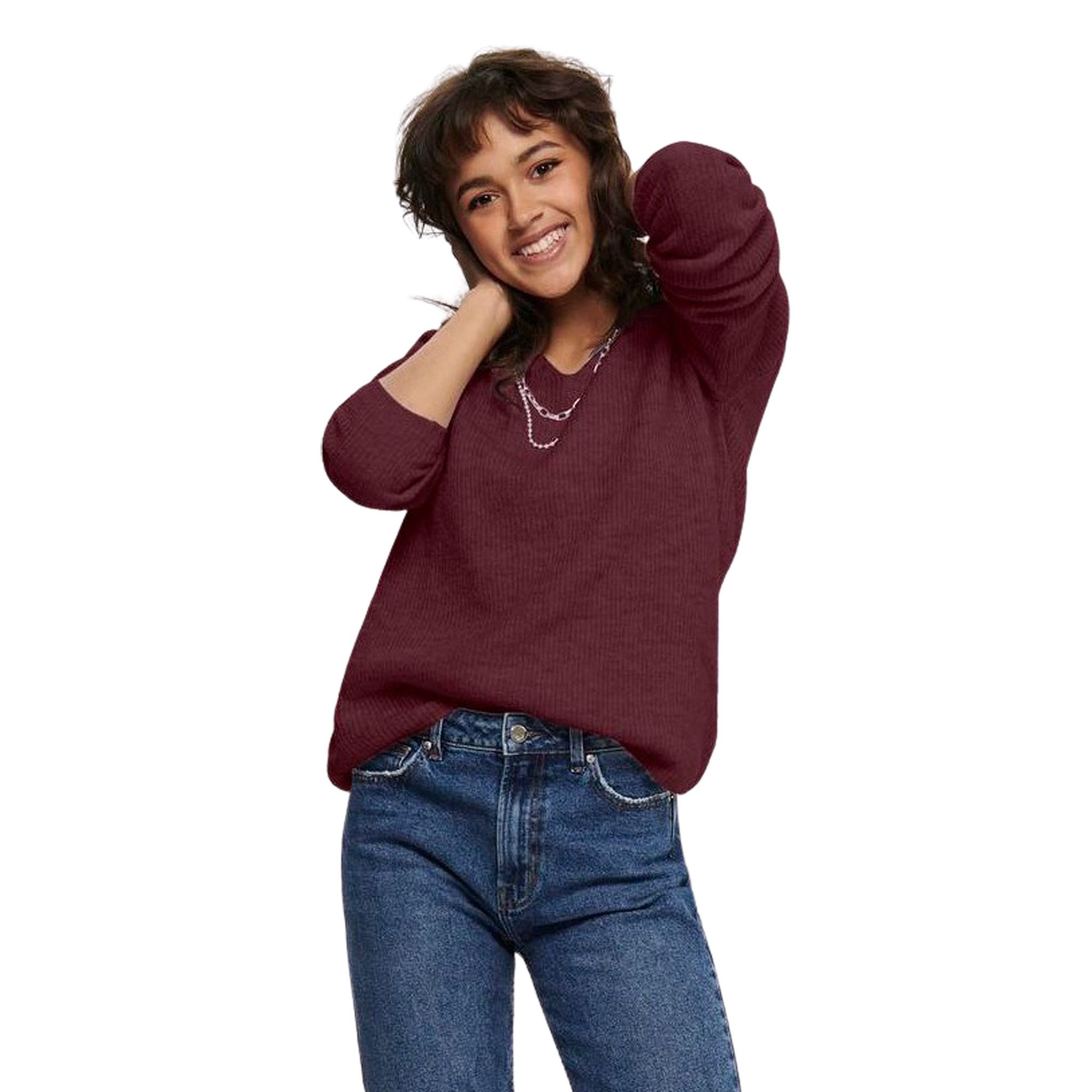 Only Camilla V-Neck Sweater Dames 