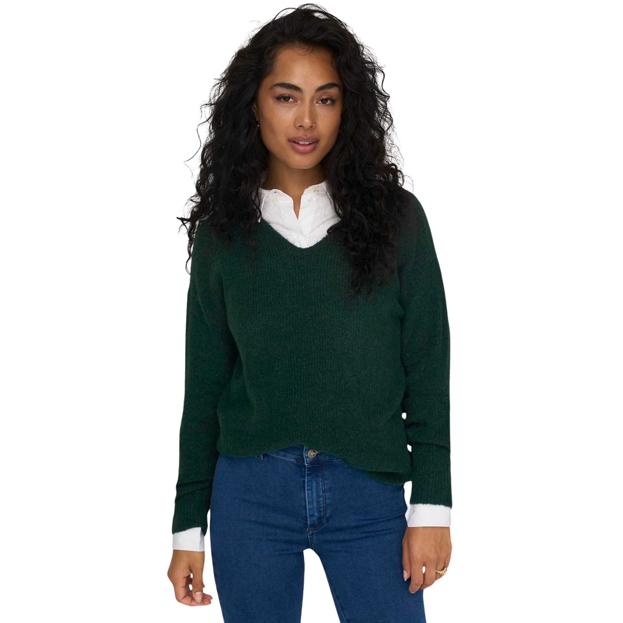 Pull Only Camilla V-Neck Femmes 