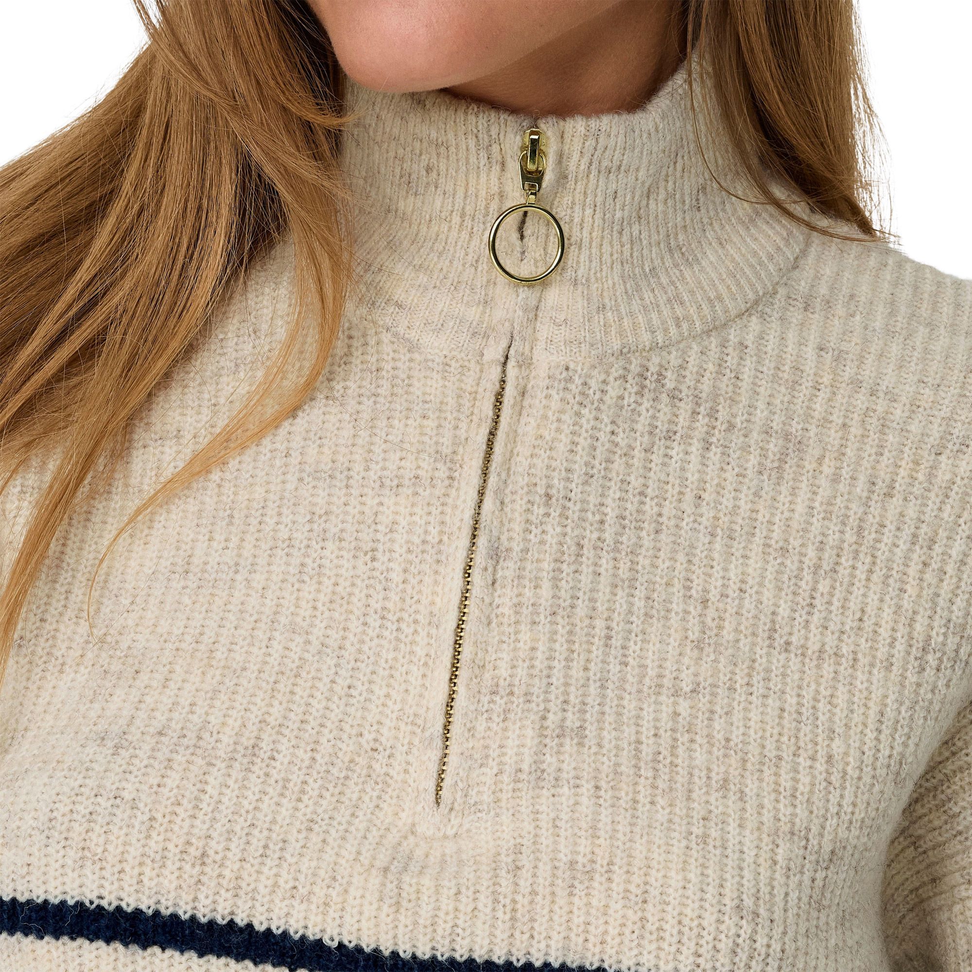 Only Tokyo Zip Knit Sweater Dames