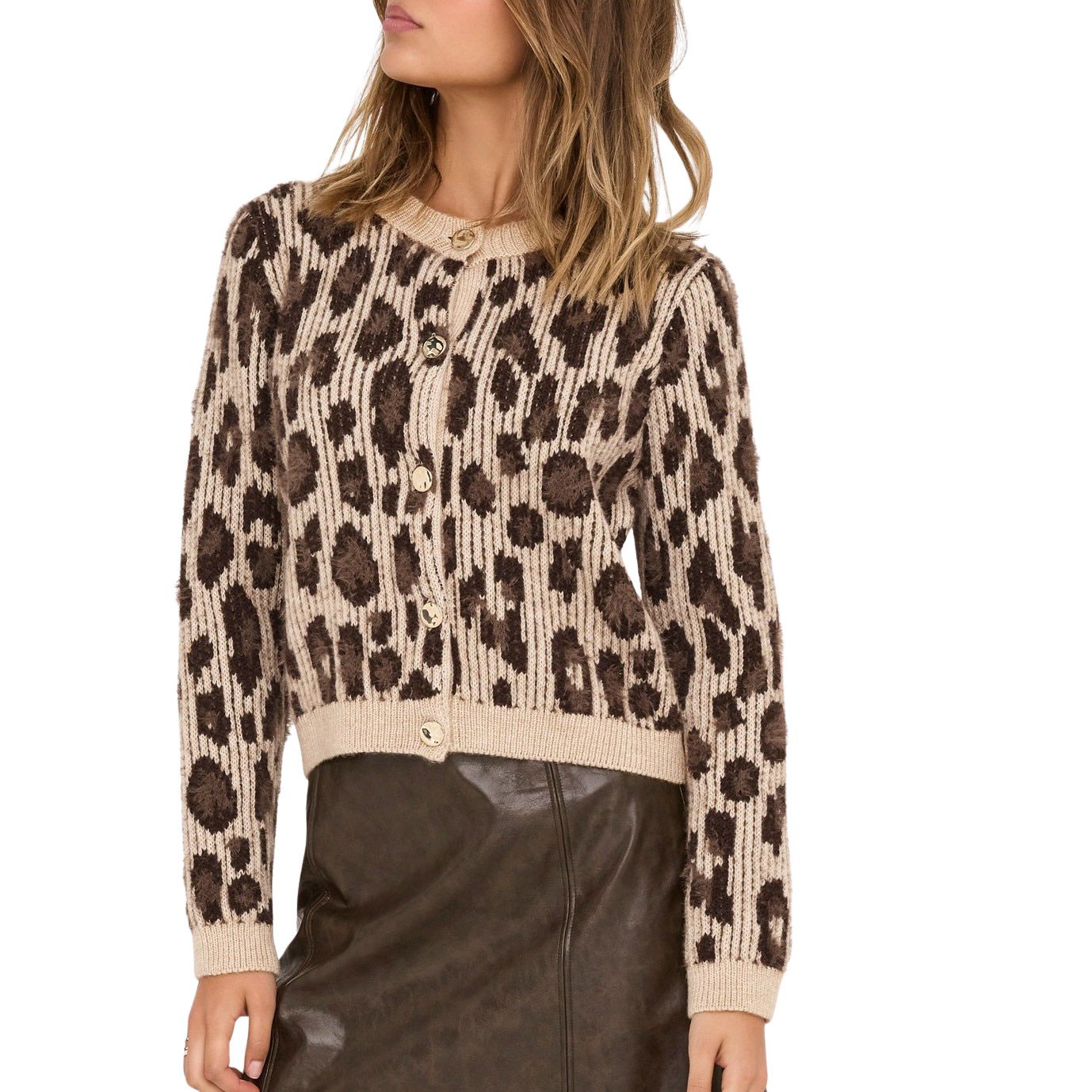 Only Sybille Buton Cardigan Vest Dames