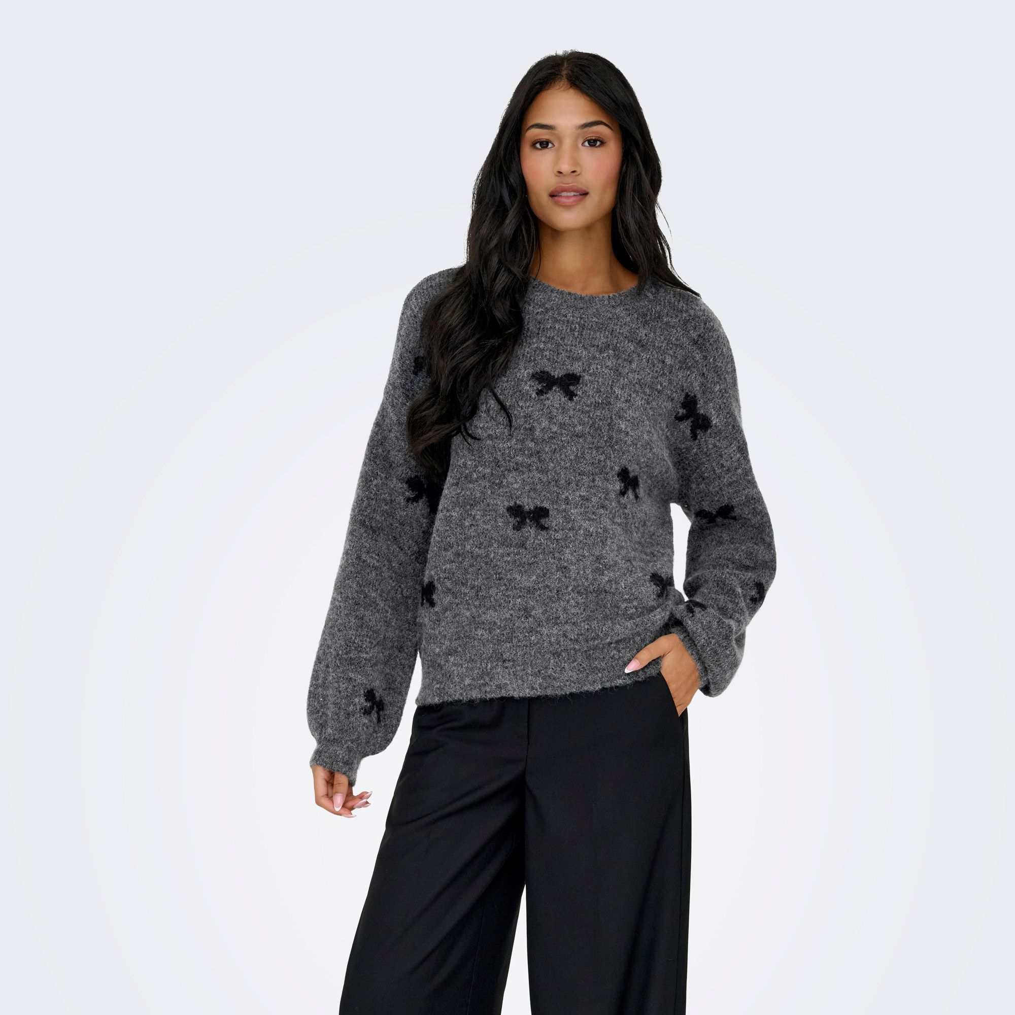 Only Brunhilda Life Crew Knit Sweater Dames