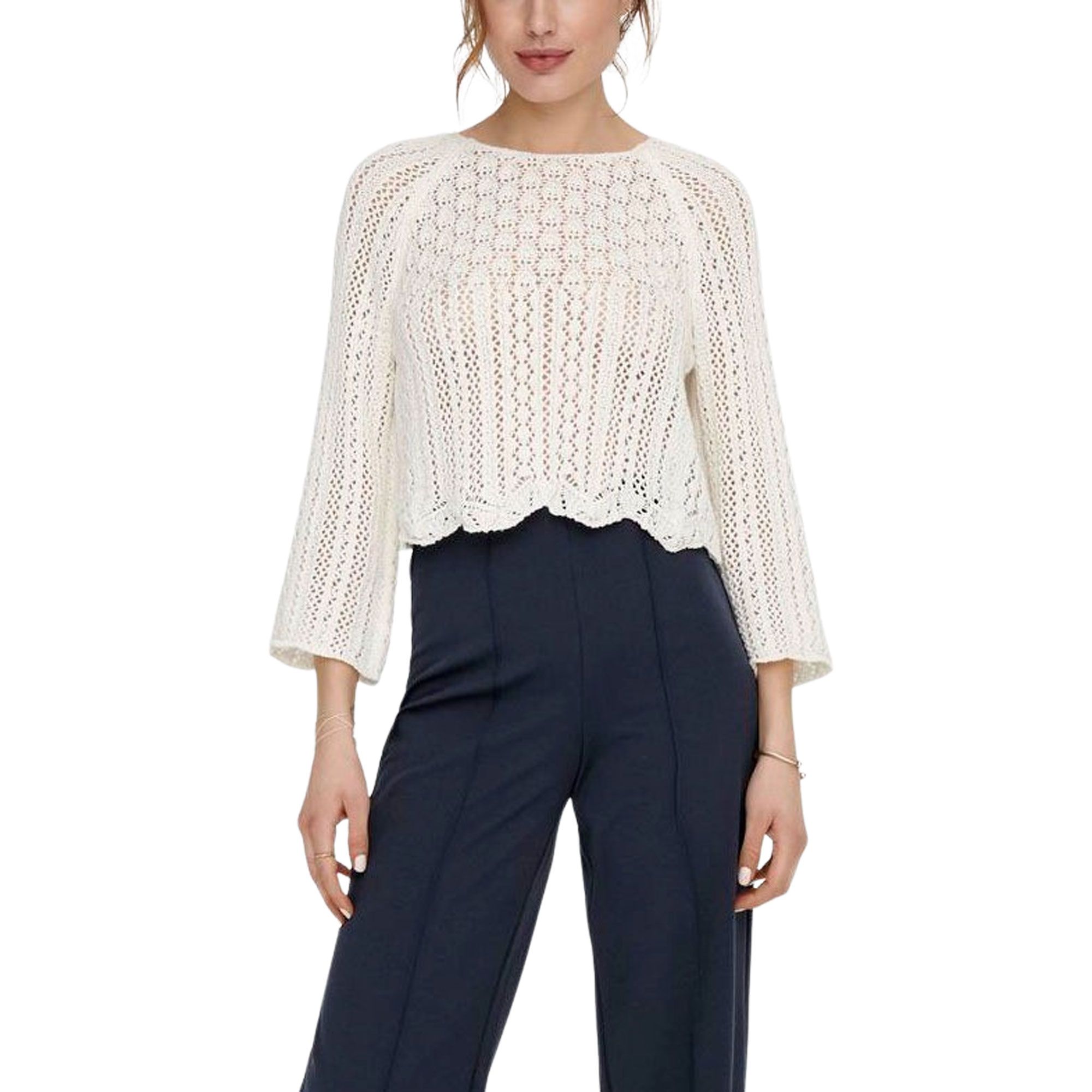 Only Nola Life 3/4 Knit Trui Dames