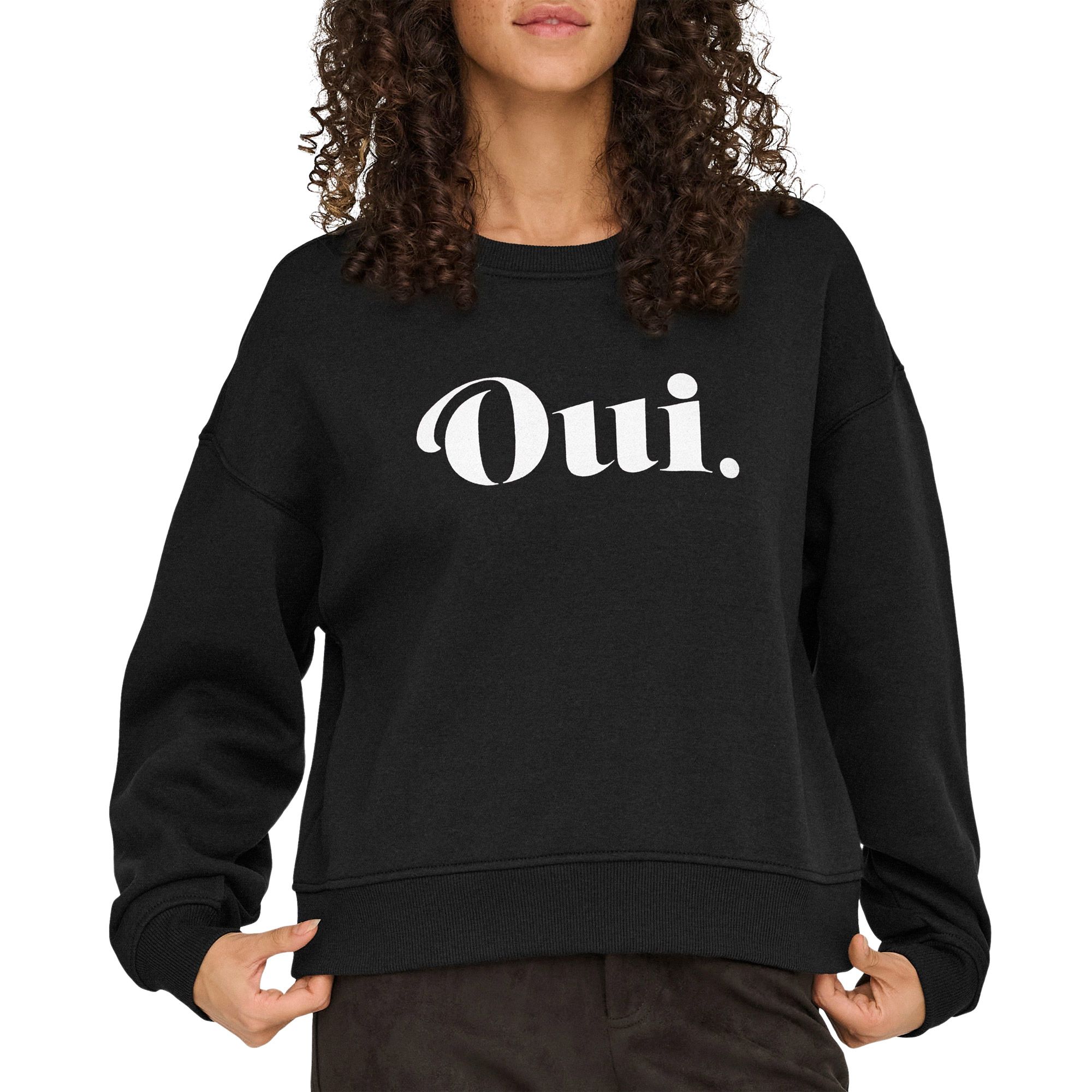 Only Best Print Crew Sweater Dames