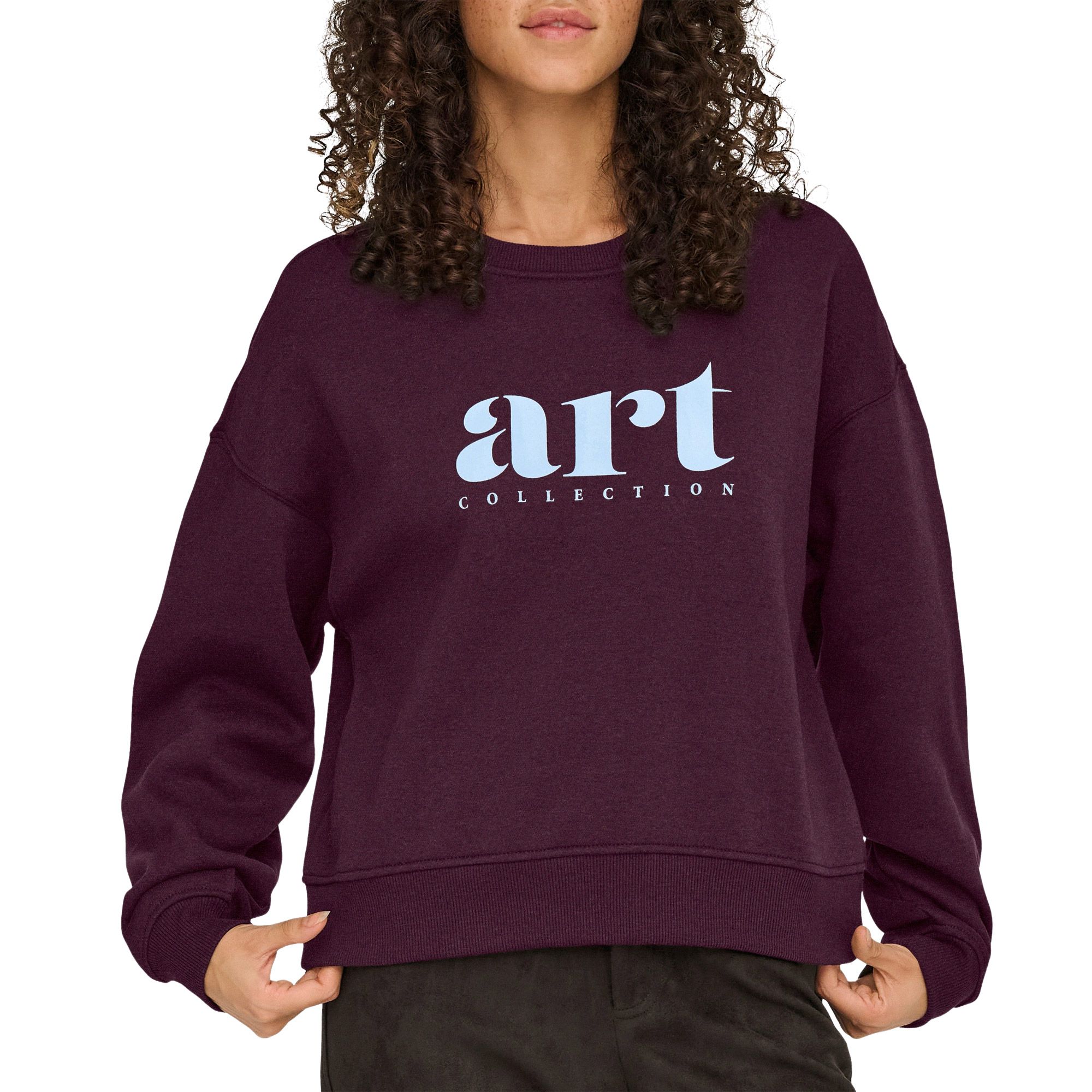 Only Best Print Crew Sweater Dames