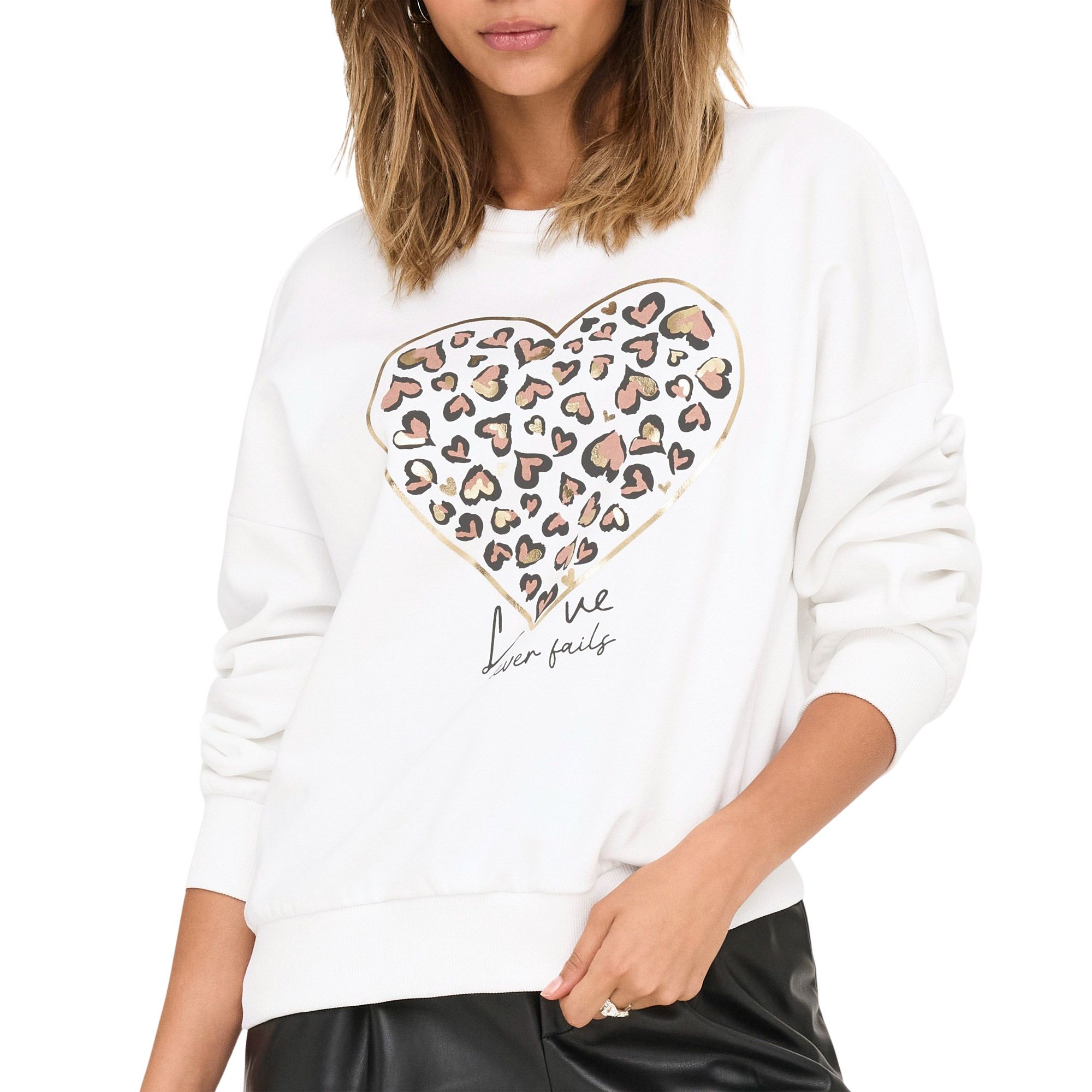 Only Tammie Leo Print Sweater Dames