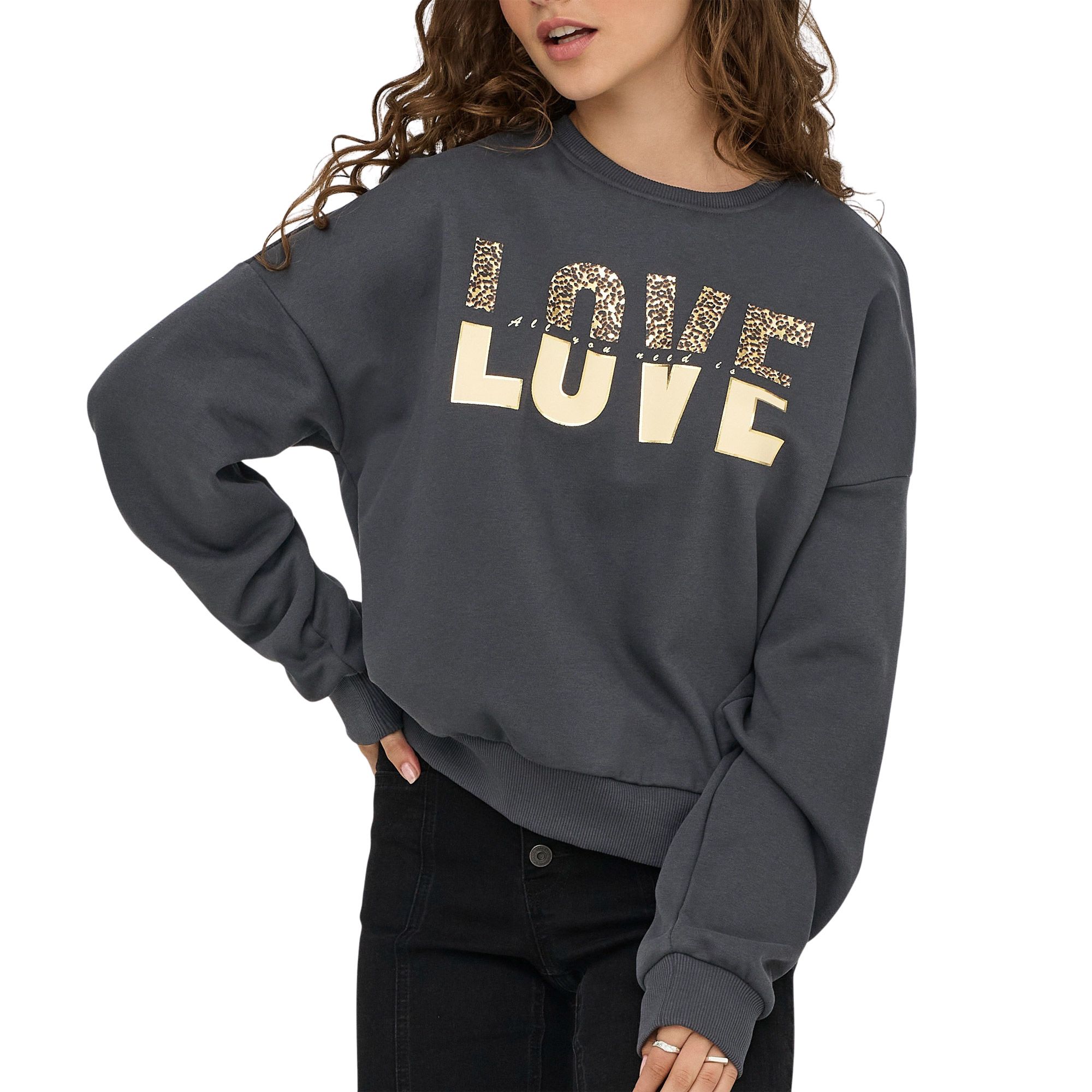 Seul Tammie Leo Print Sweater Dames