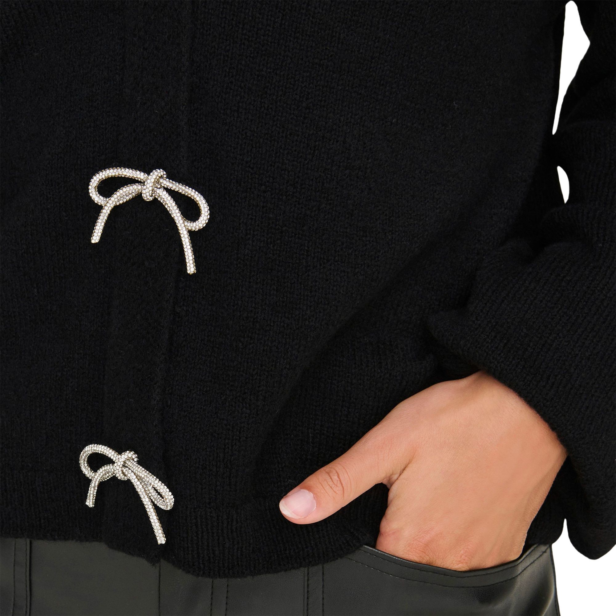Pull Only Donna Bow Knit Femmes