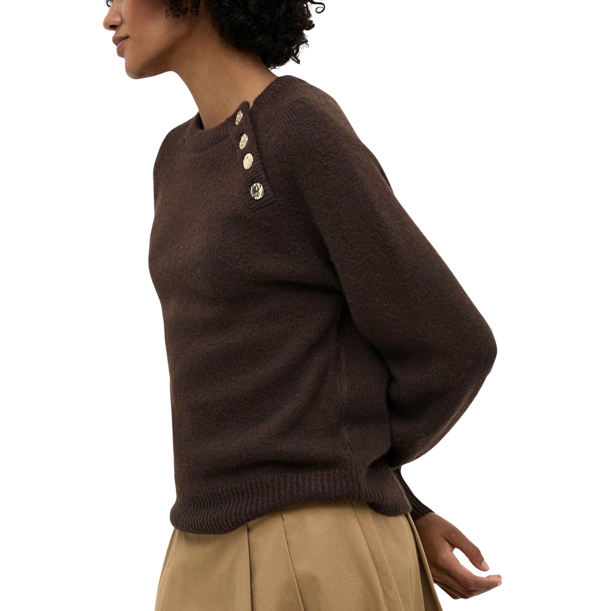 Only Emma Life Button Sweater Dames