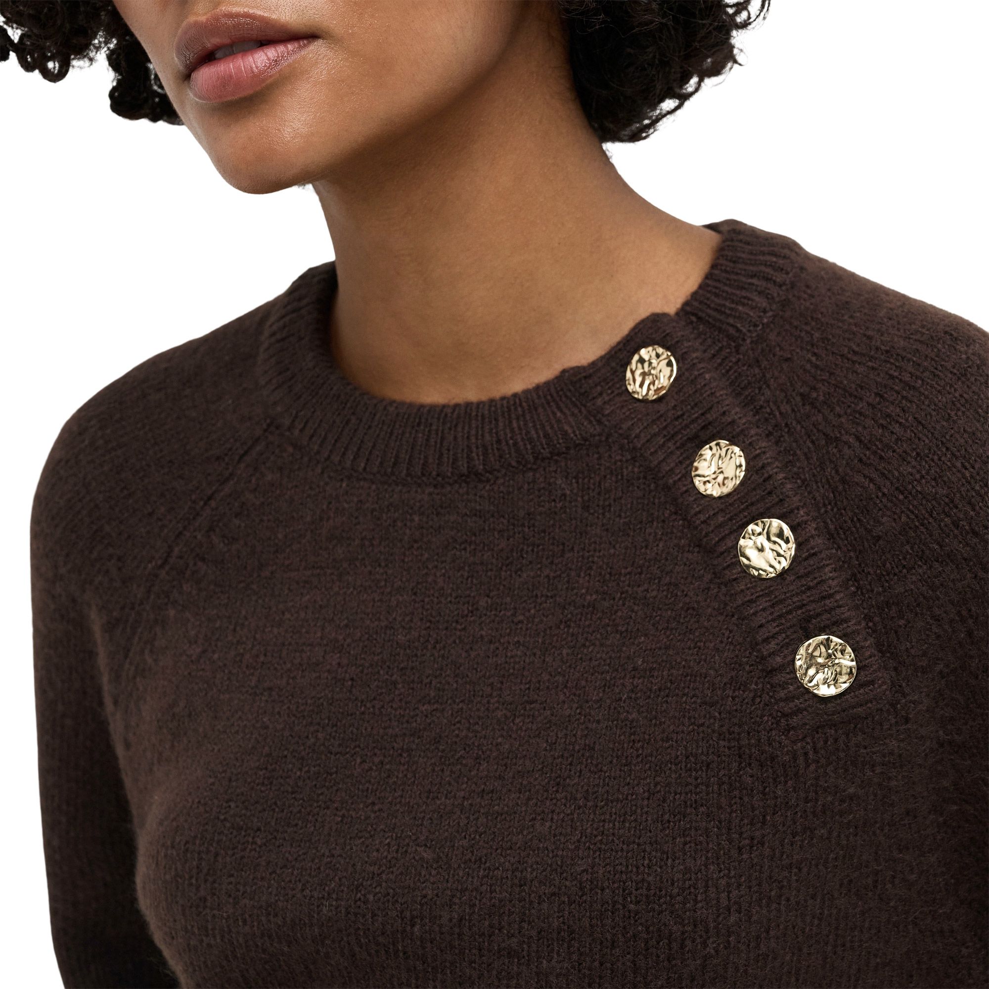 Only Emma Life Button Sweater Dames