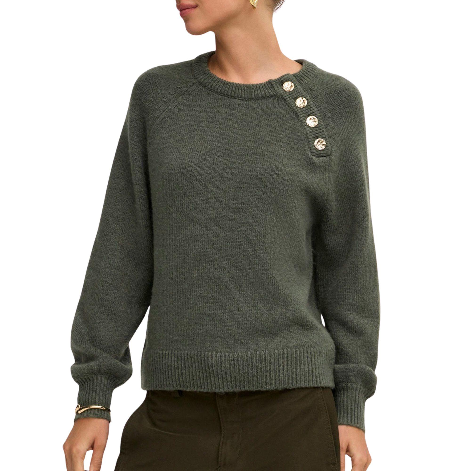 Only Emma Life Button Sweater Dames