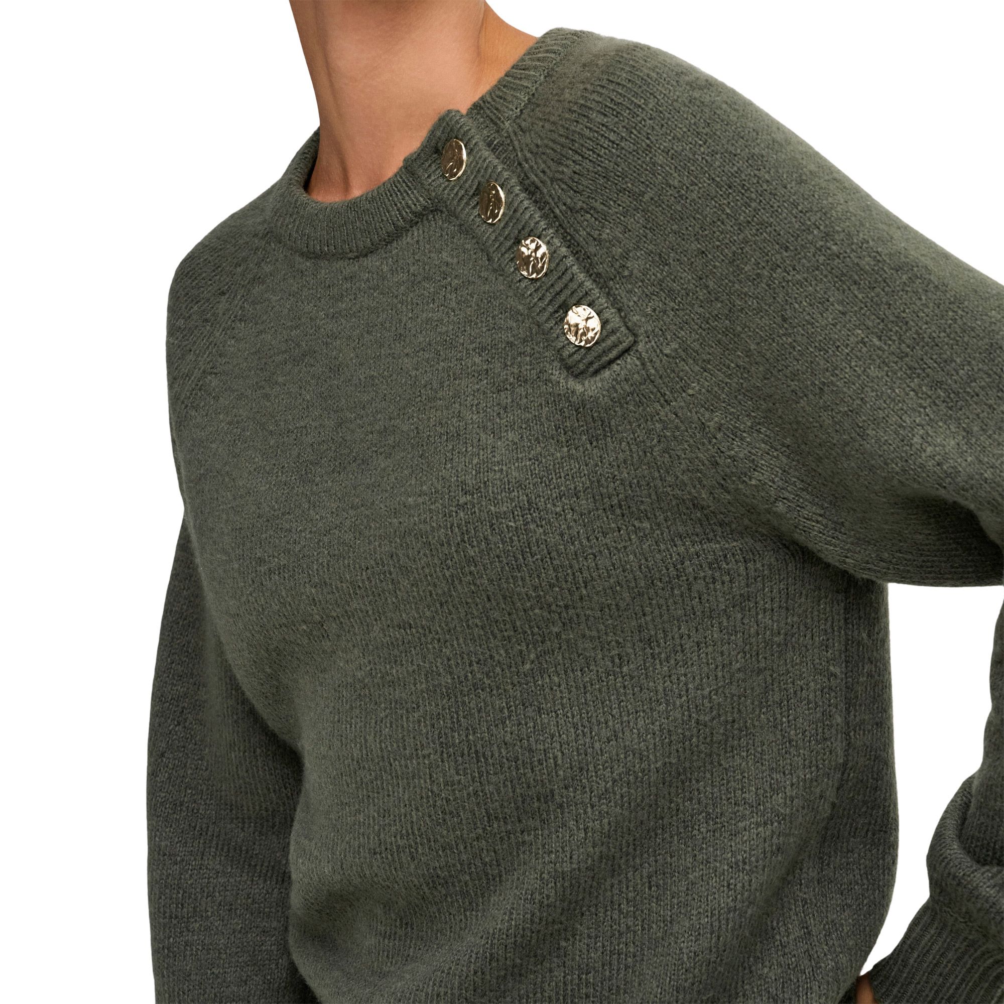 Only Emma Life Button Sweater Dames