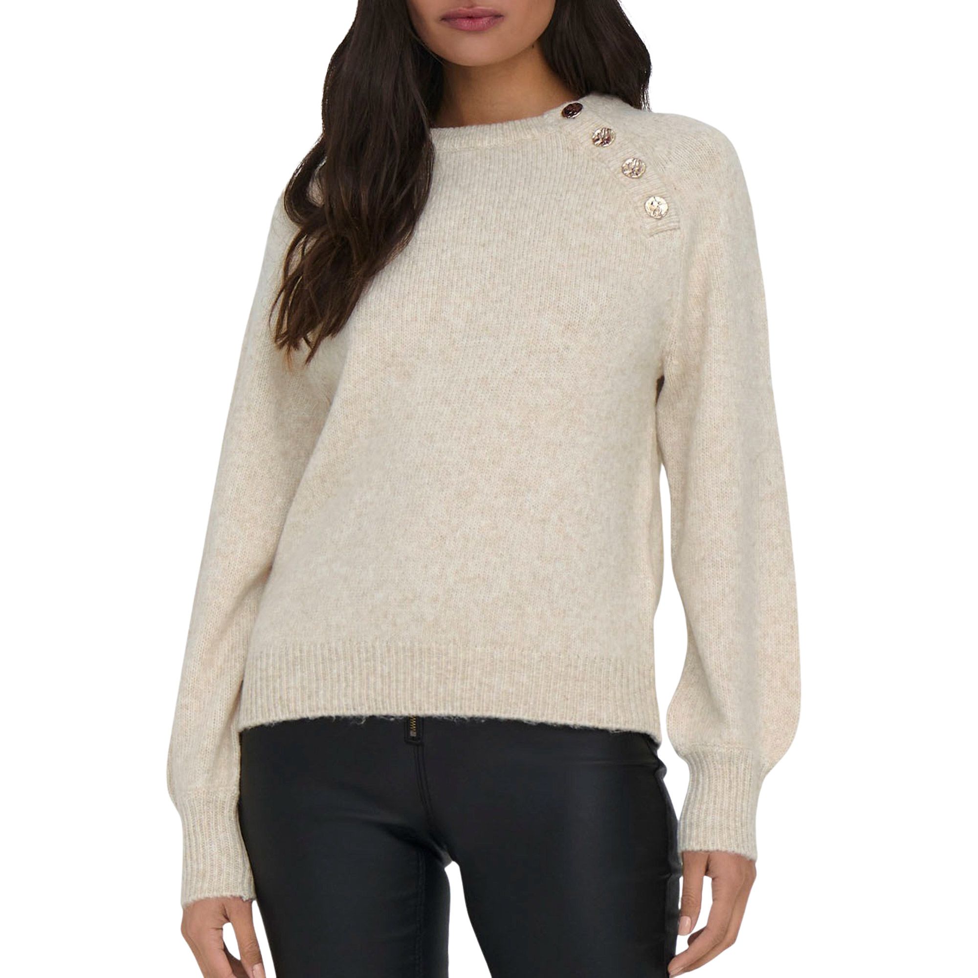 Only Emma Life Button Sweater Dames