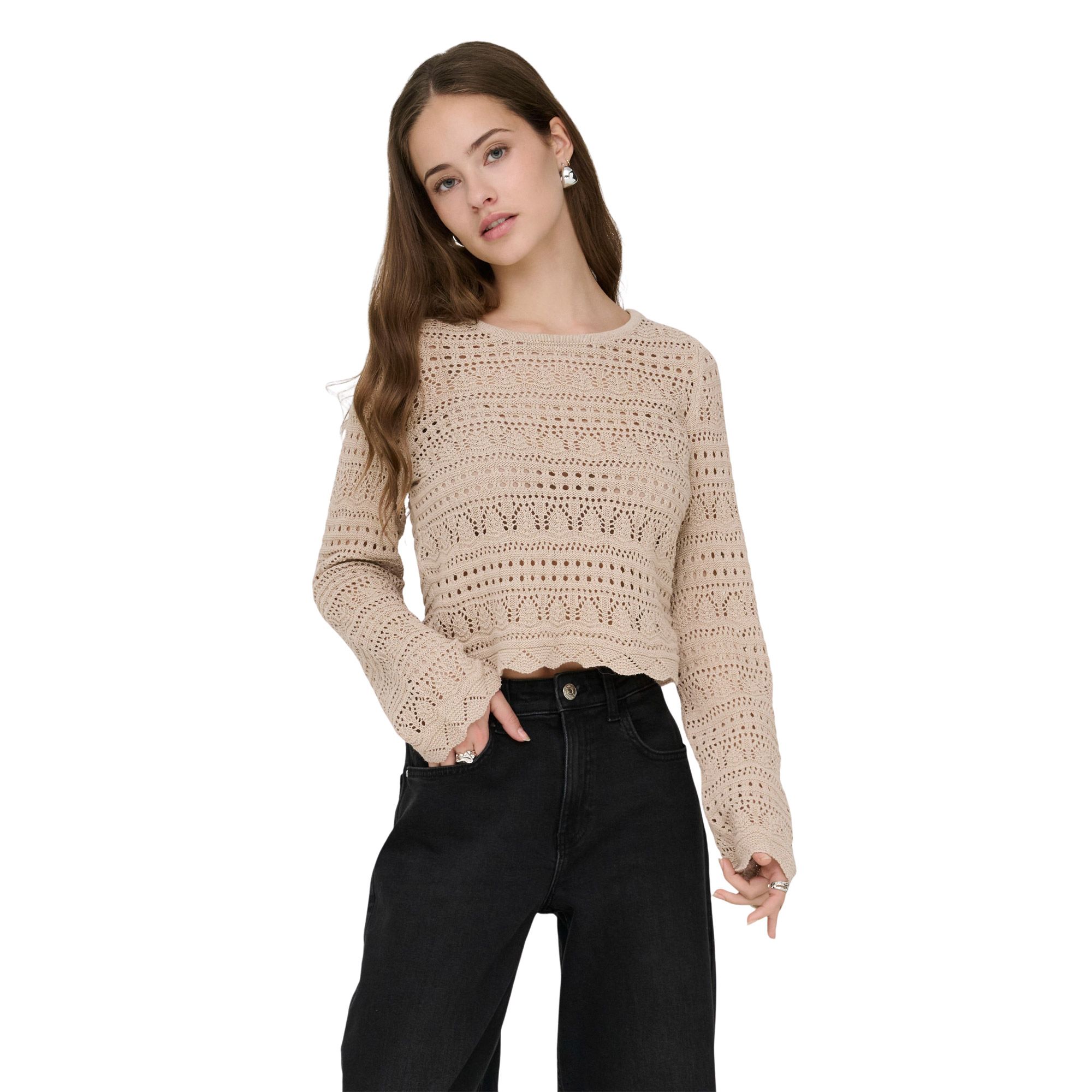 Only Elke Life Knit Sweater Dames