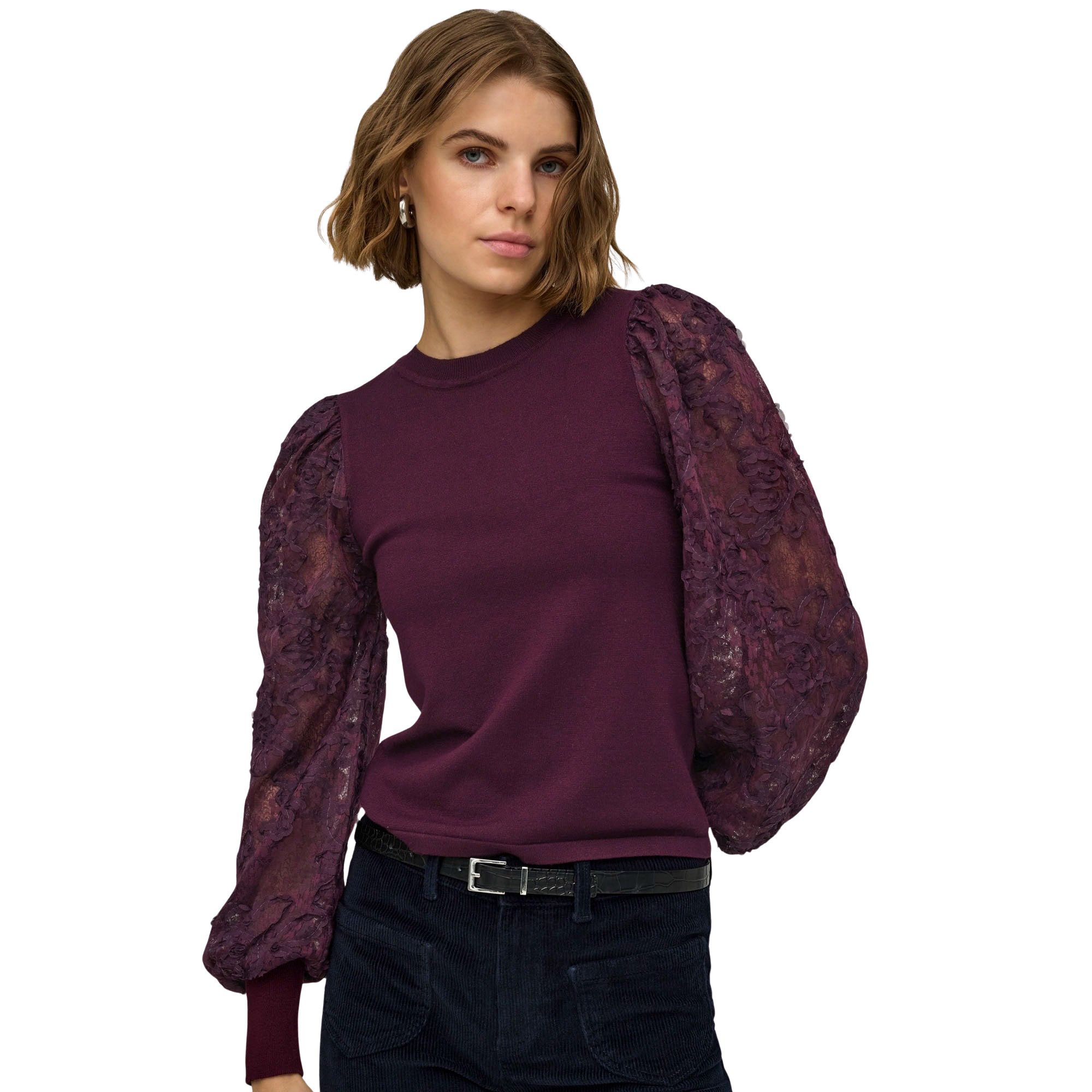 Only Glow Gestrickter Pullover Damen