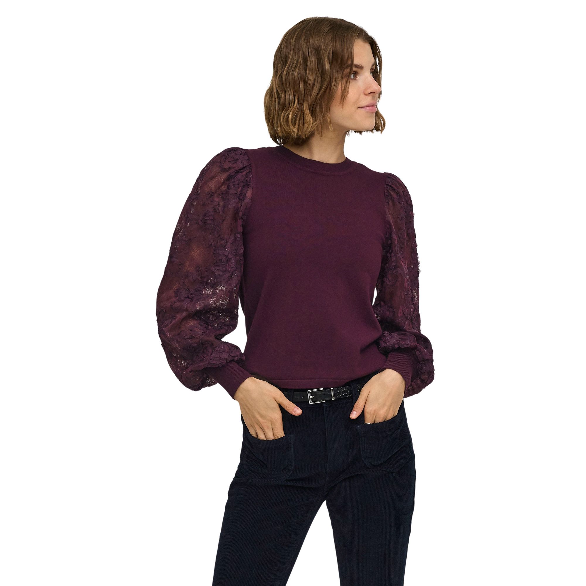 Only Glow Gestrickter Pullover Damen