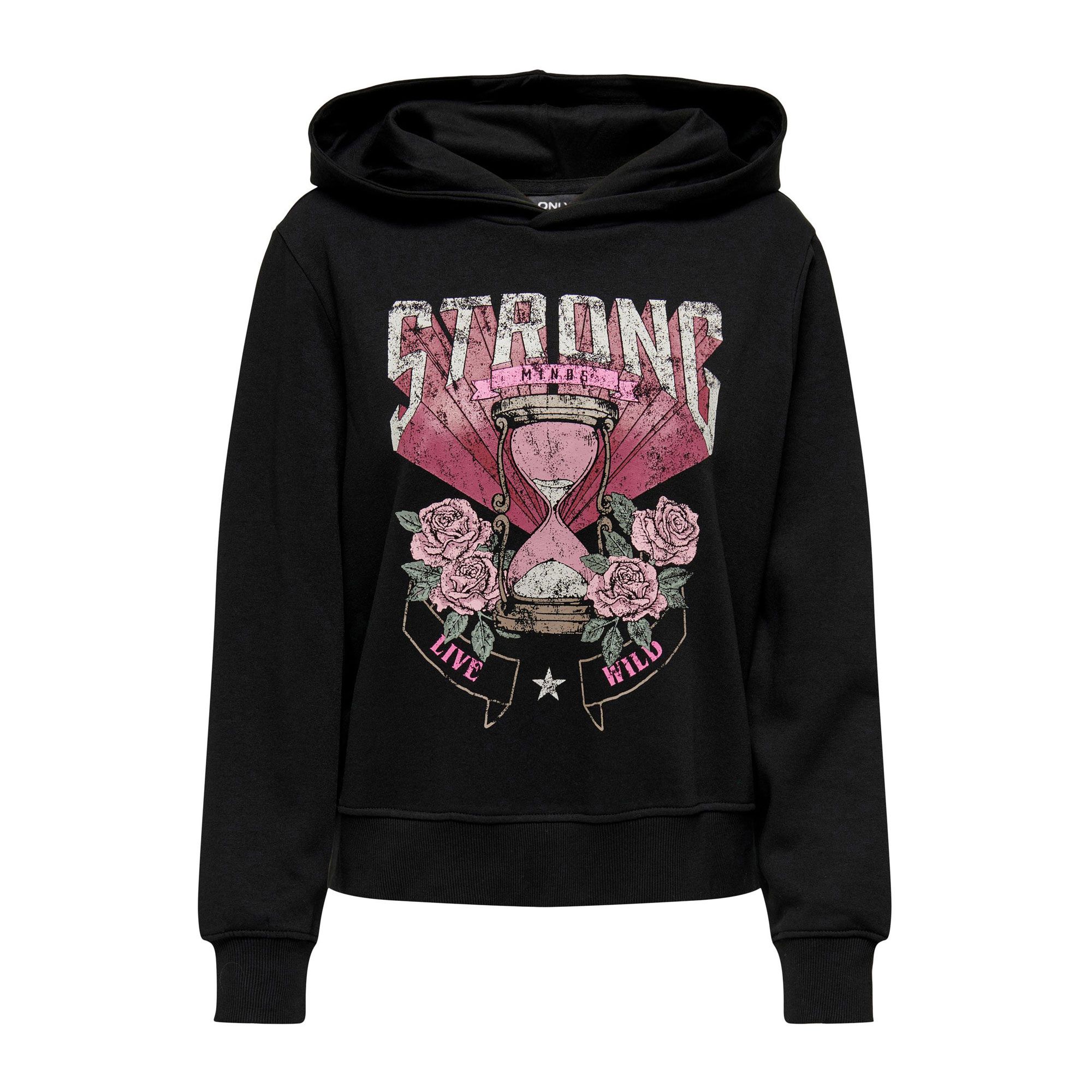 Only Nomi Rock LS Hoodie Dames