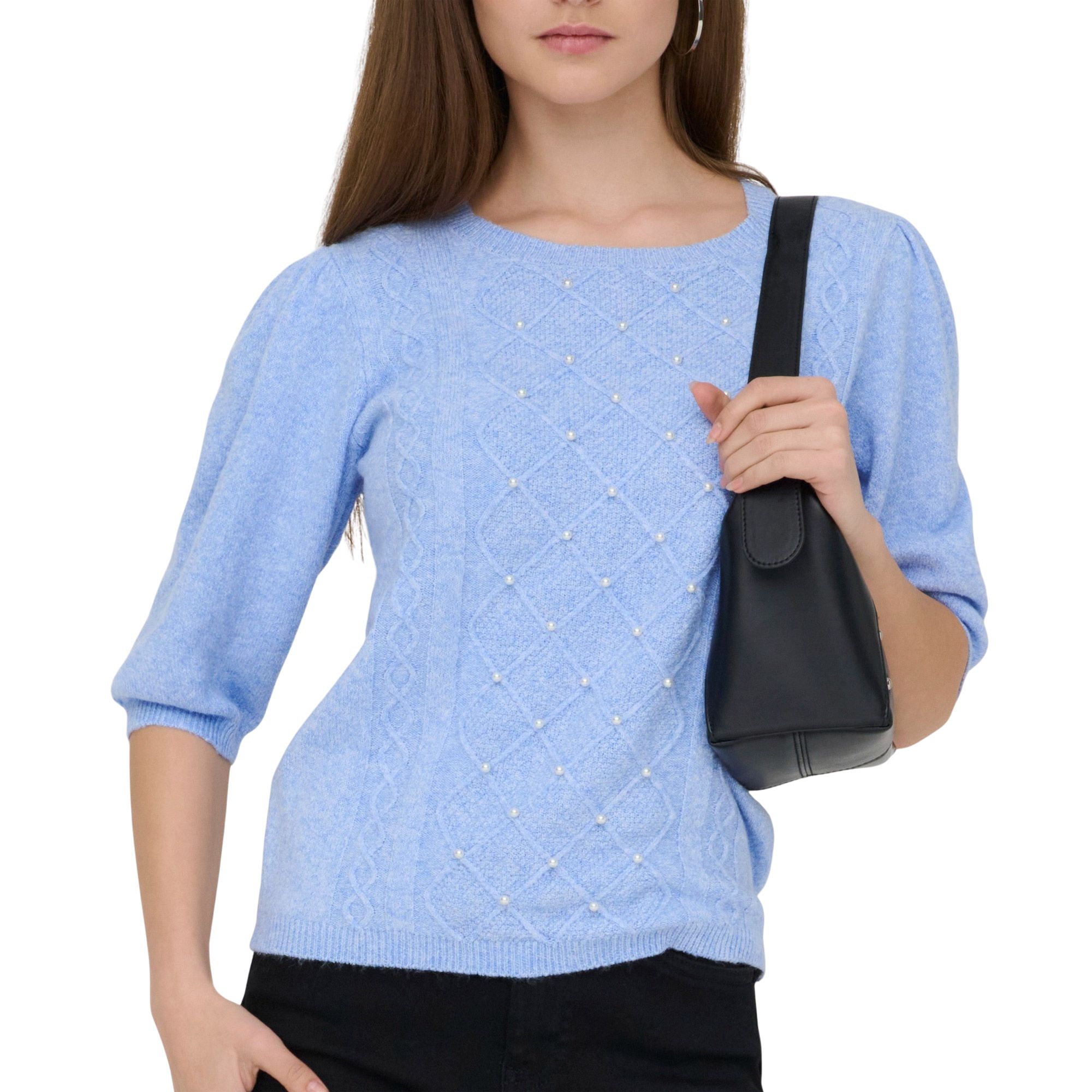 Only Gloria Life Pearl Knit Sweater Dames