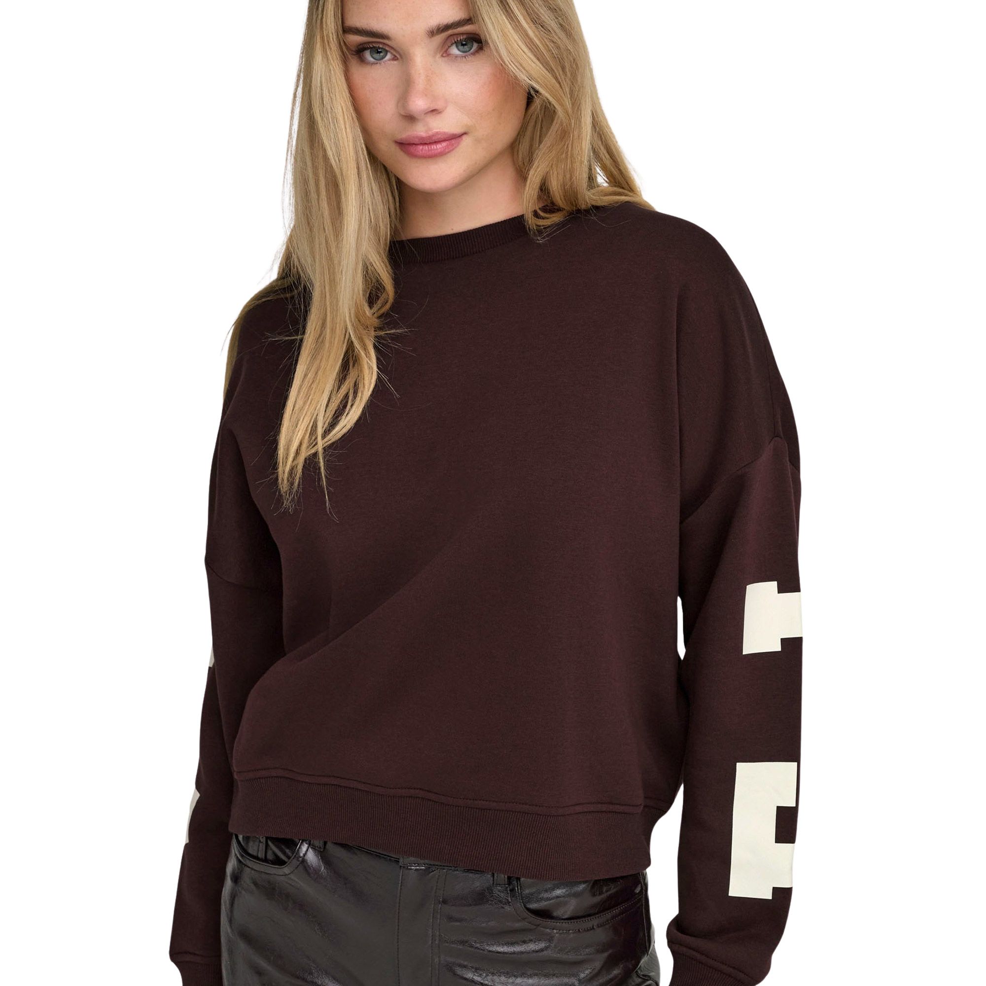 Only Sweat Print Sweater Women